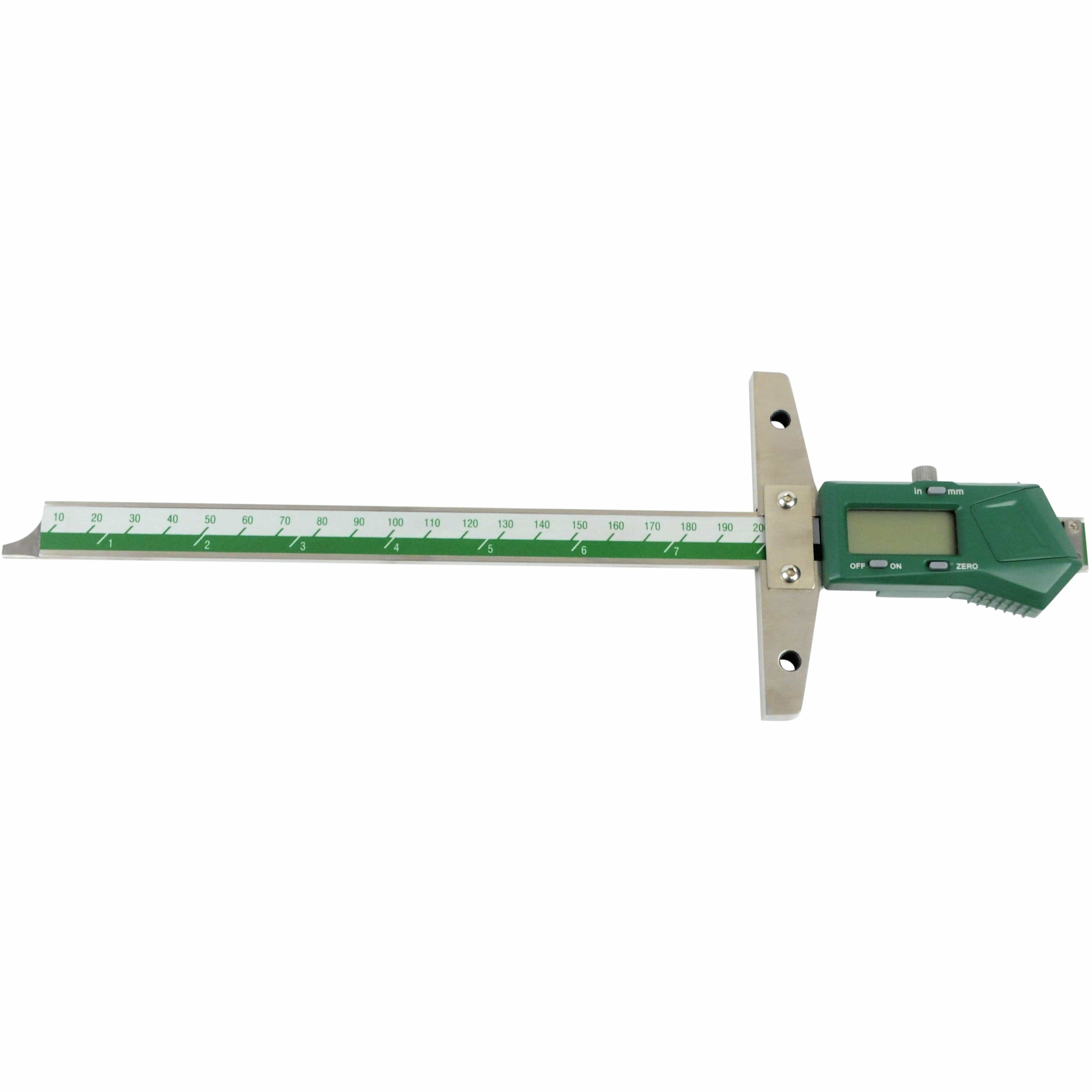 Insize Digital Depth Gauge 0-200mm / 0-8" Range Series 1147-200-4