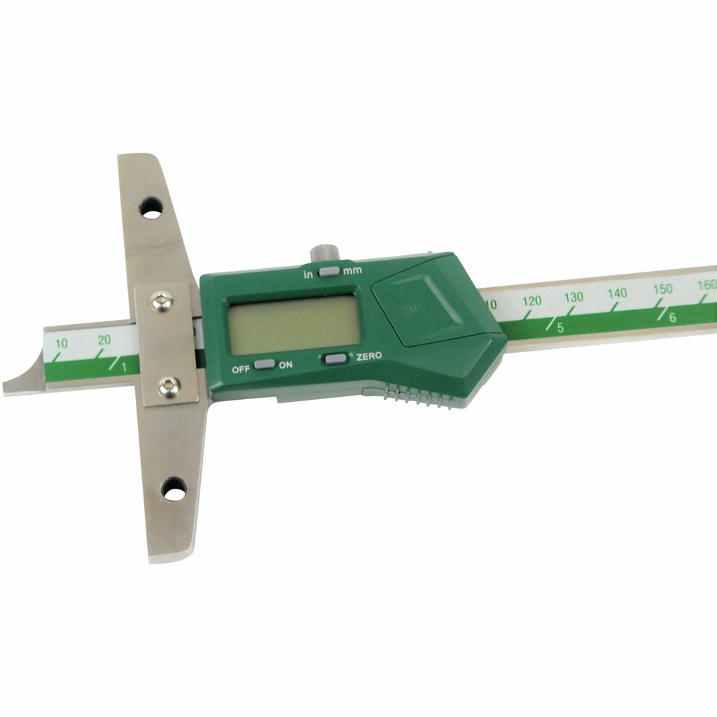 Insize Digital Depth Gauge 0-200mm / 0-8" Range Series 1147-200-2