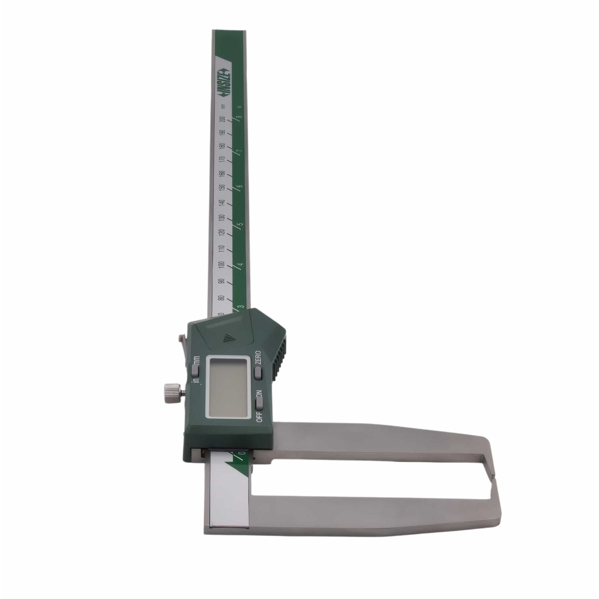 Insize Digital Outside Neck Caliper 0-200mm/0-8" Series 1187-200A-4