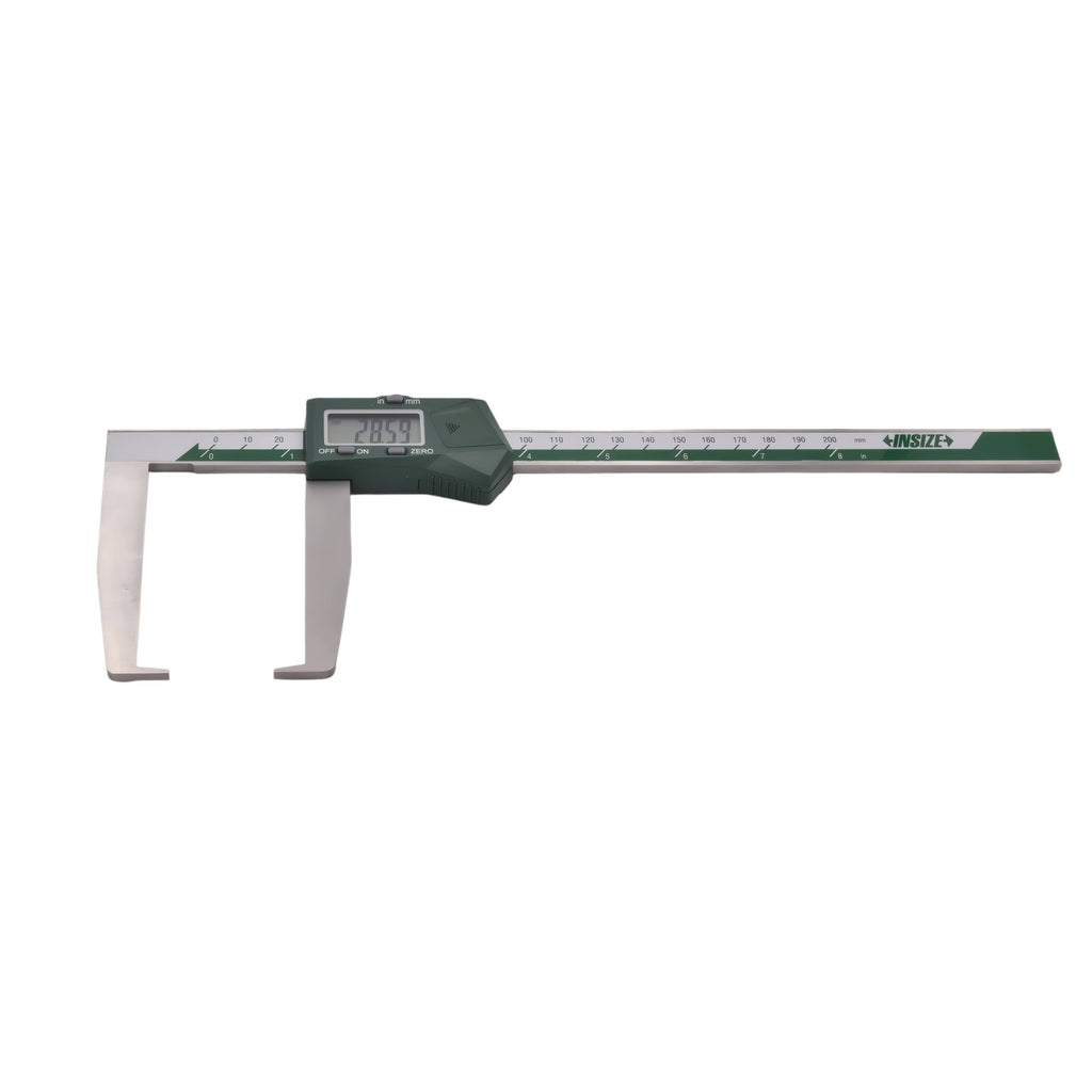 Insize Digital Outside Neck Caliper 0-200mm/0-8" Series 1187-200A-3