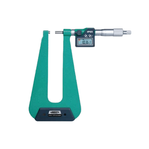 Insize Digital Sheet Metal Micrometer 0–25 mm / 0–1" Series 3539-254FA-0