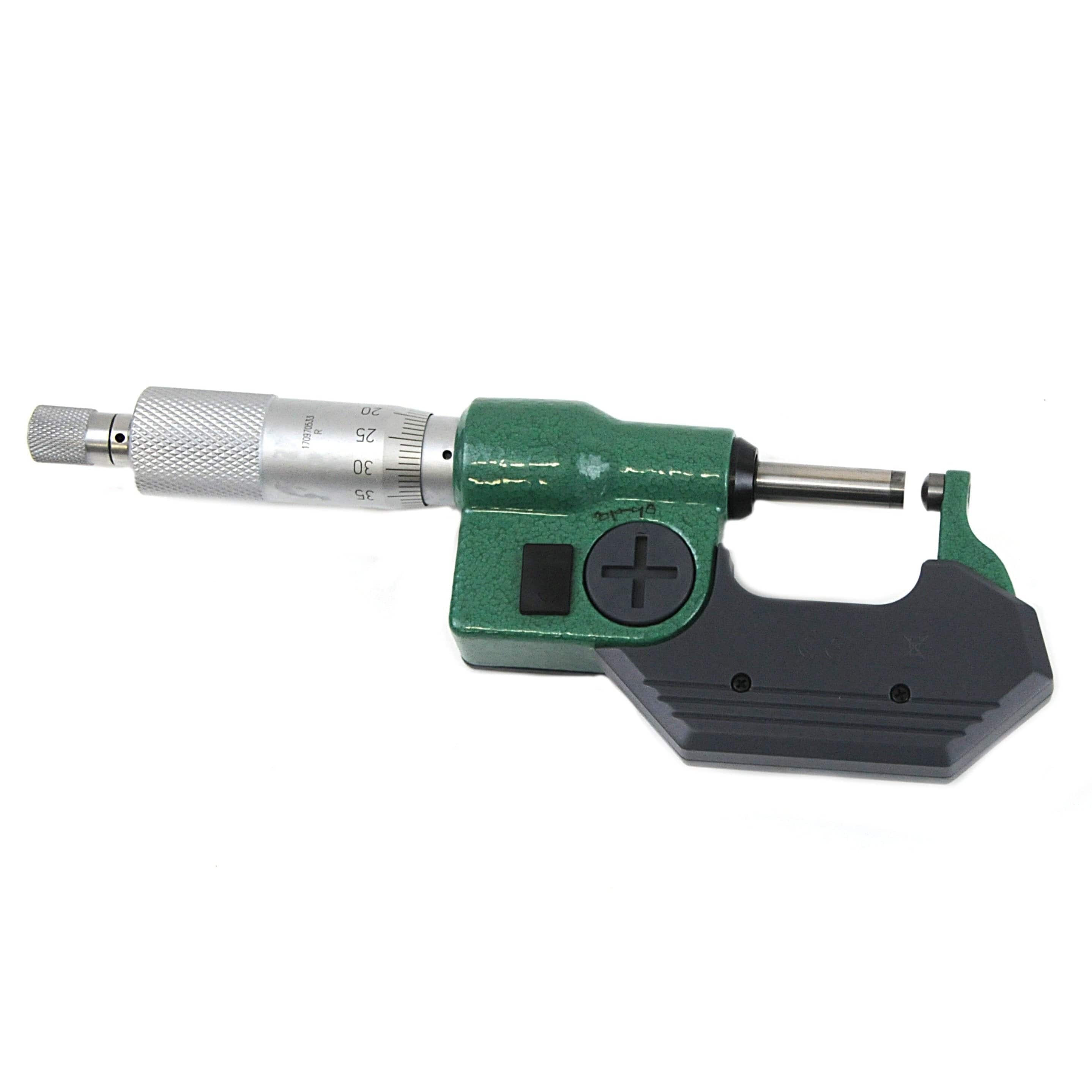 Insize Digital Spherical Anvil Tube Micrometer 25-50mm/1-2" Range Series 3560-50A-1
