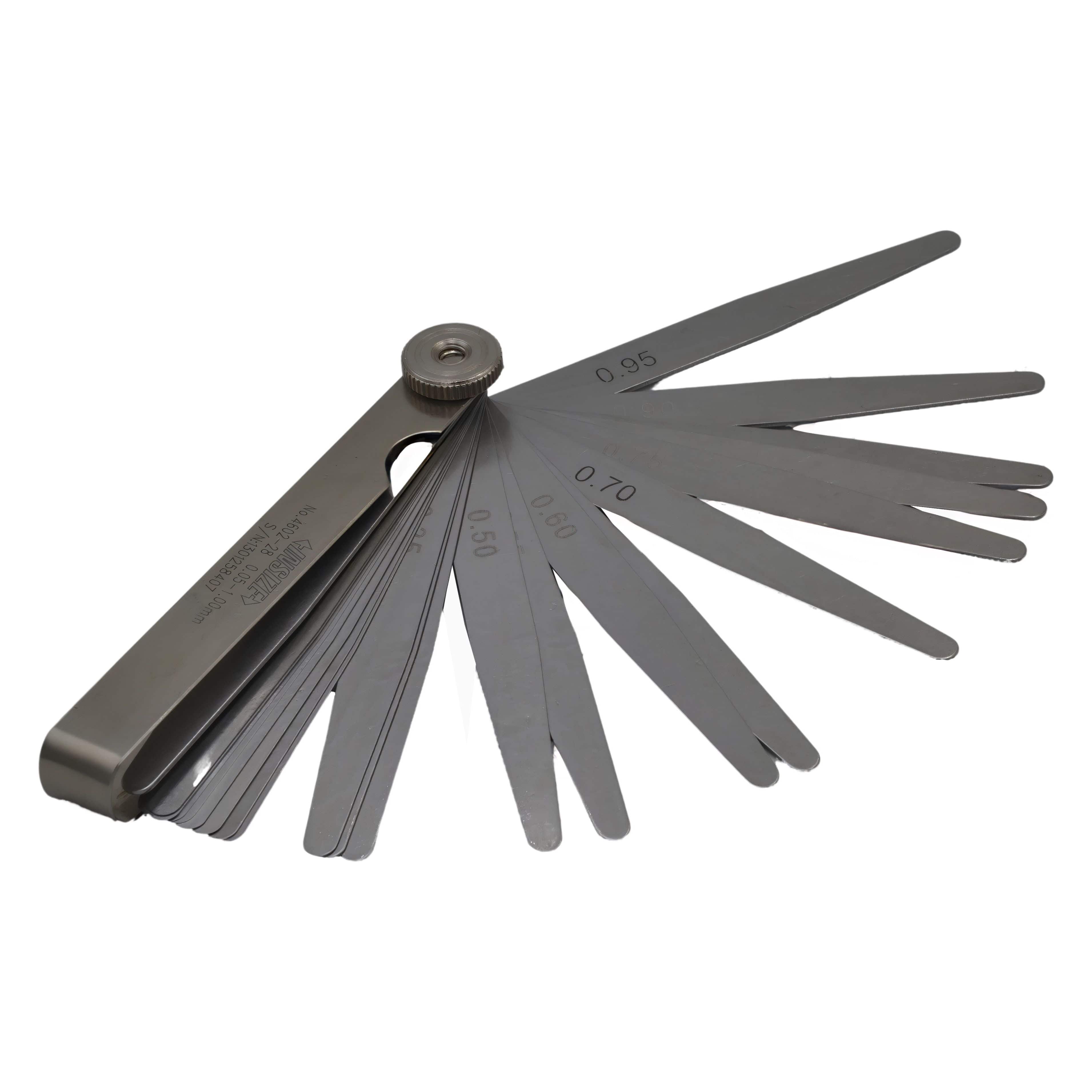 Insize Feeler Gauge Set 0.05-1mm Range Series 4602-28-0