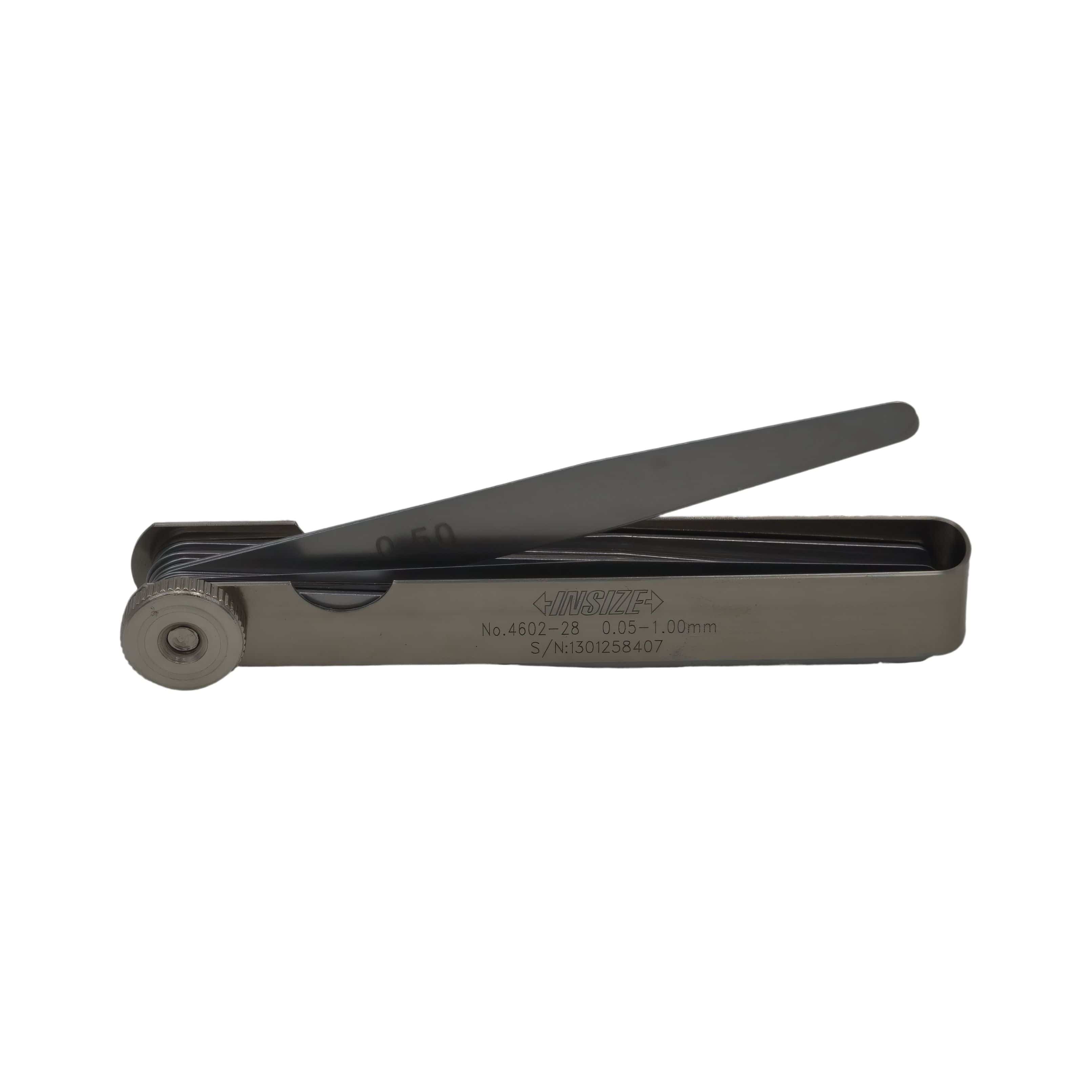 Insize Feeler Gauge Set 0.05-1mm Range Series 4602-28-4