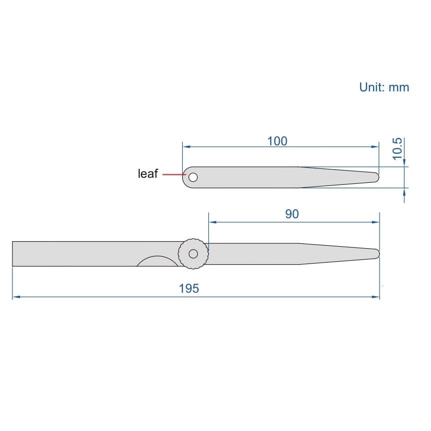 Insize Feeler Gauge Set 0.05-1mm Range Series 4602-28-3