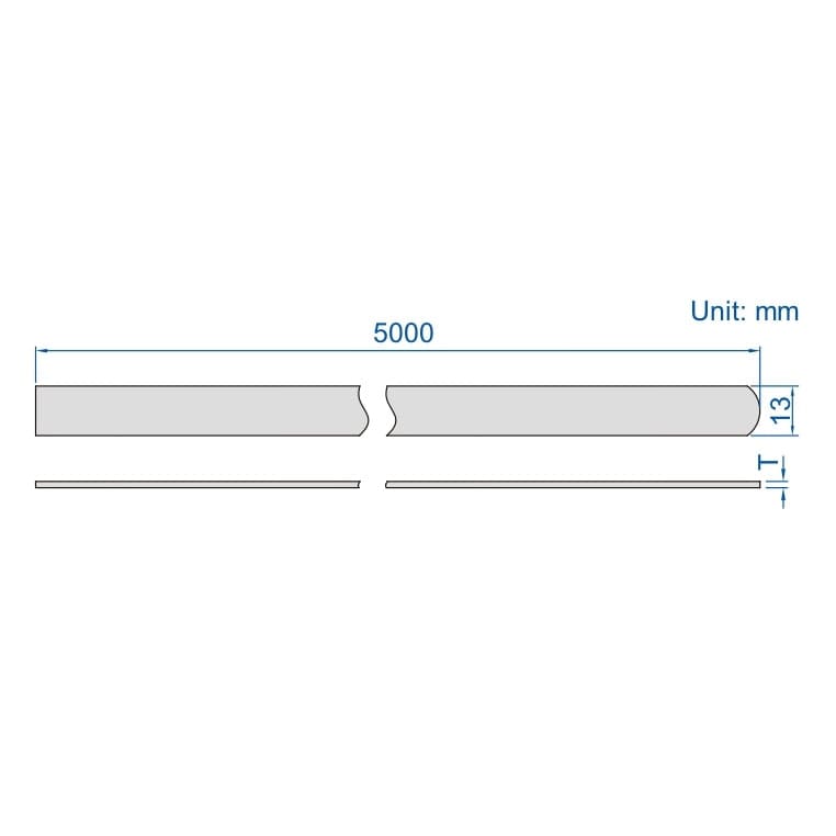 Insize Feeler Gauge Tape 0.8mm Range Series 4621-80-3