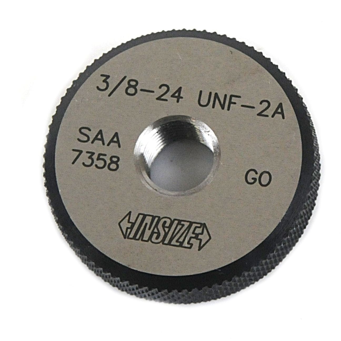 Insize GO Thread Ring Gauge 3/8"-24 UNF Series - 4633-3C2-0