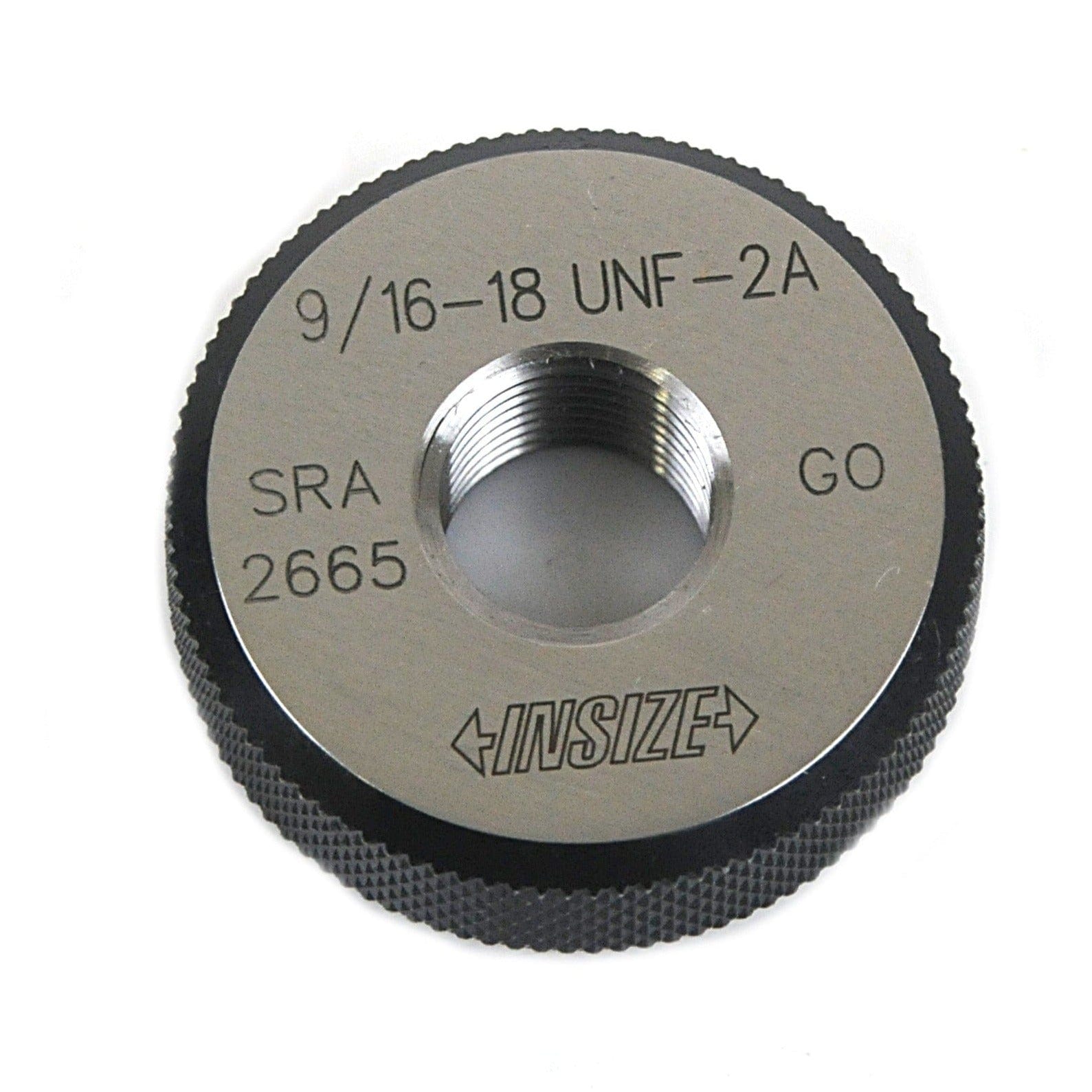 Insize GO Thread Ring Gauge 9/16"-18 UNF Series - 4633-9D2-0