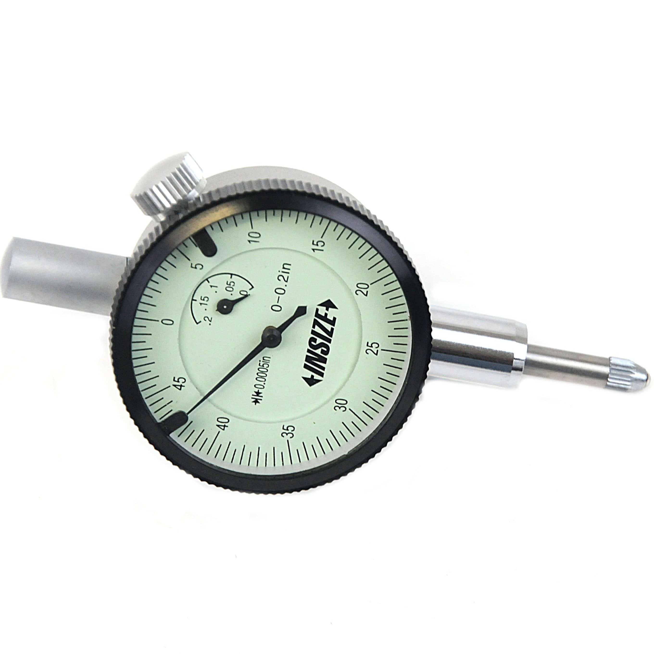 Insize Imperial Compact Dial Indicator Range 0 - 0.2" Series 2304-0205-1