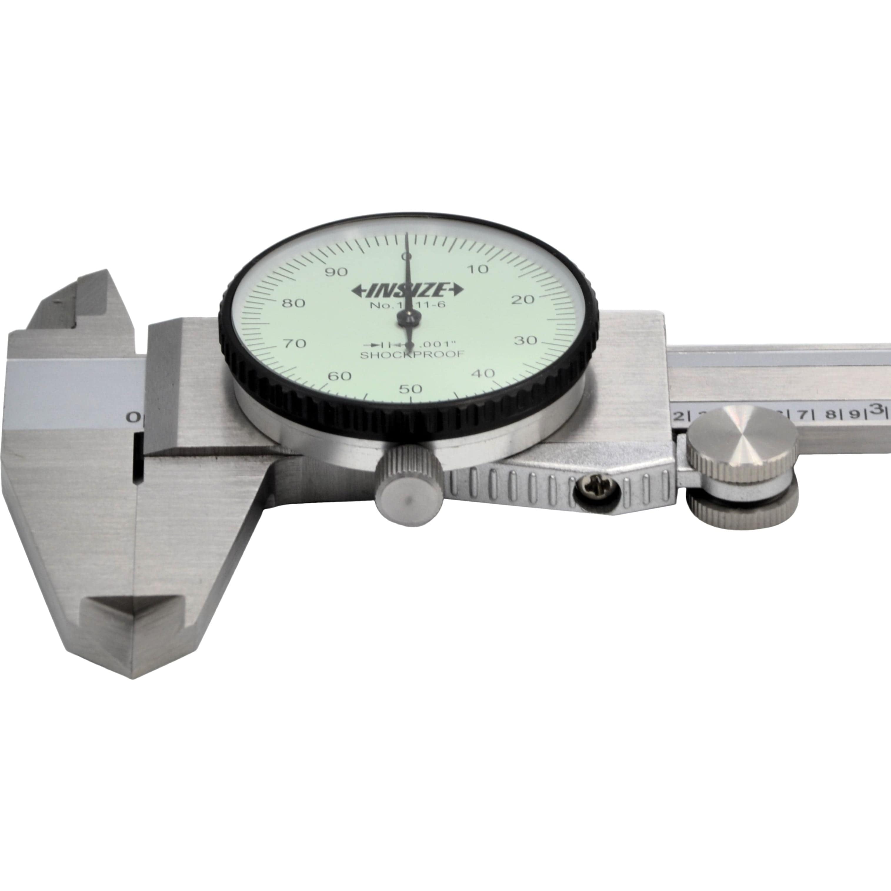 INSIZE Imperial Dial Caliper  0-6" Range Series 1311-6-2