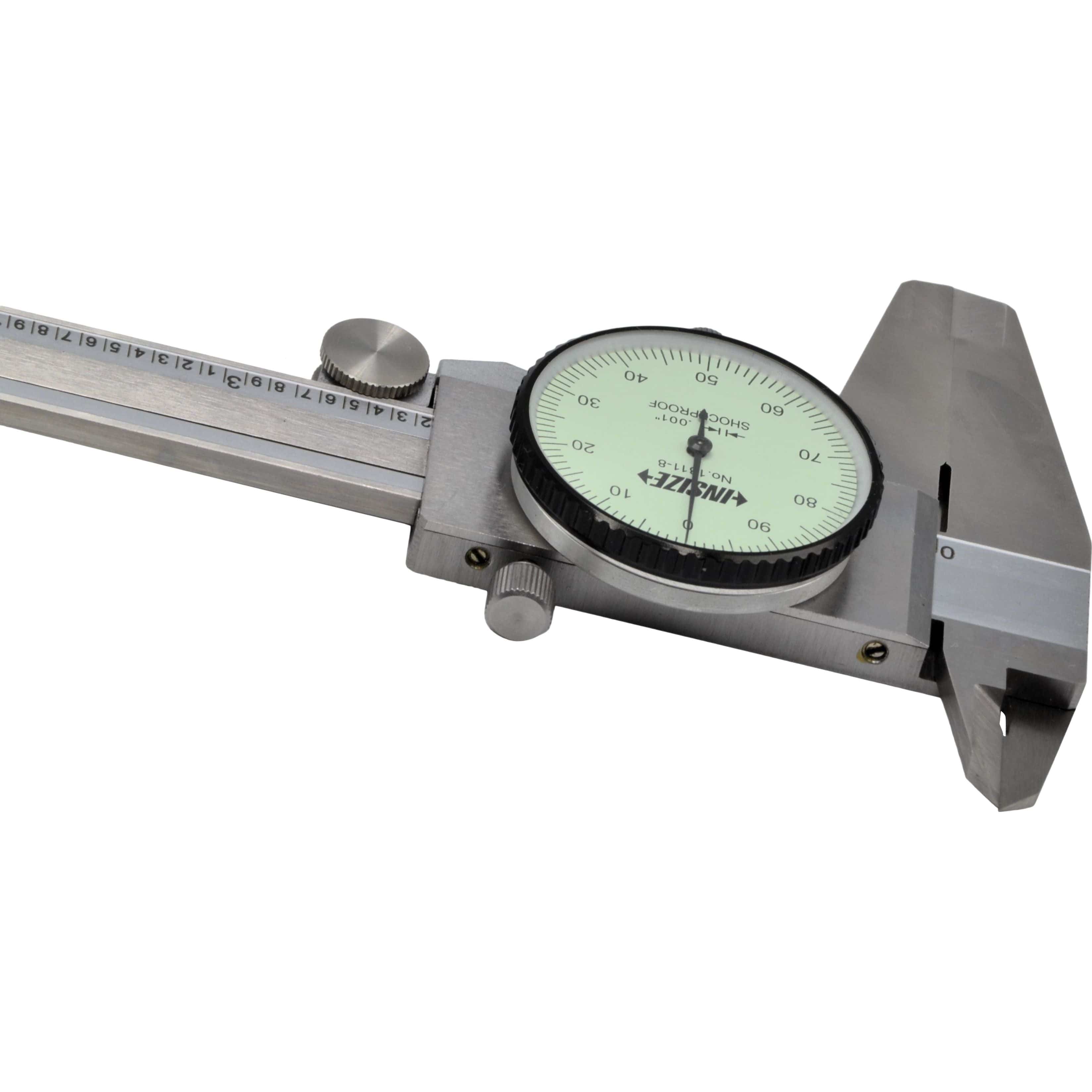 INSIZE Imperial Dial Caliper  0-8" Range Series 1311-8-2