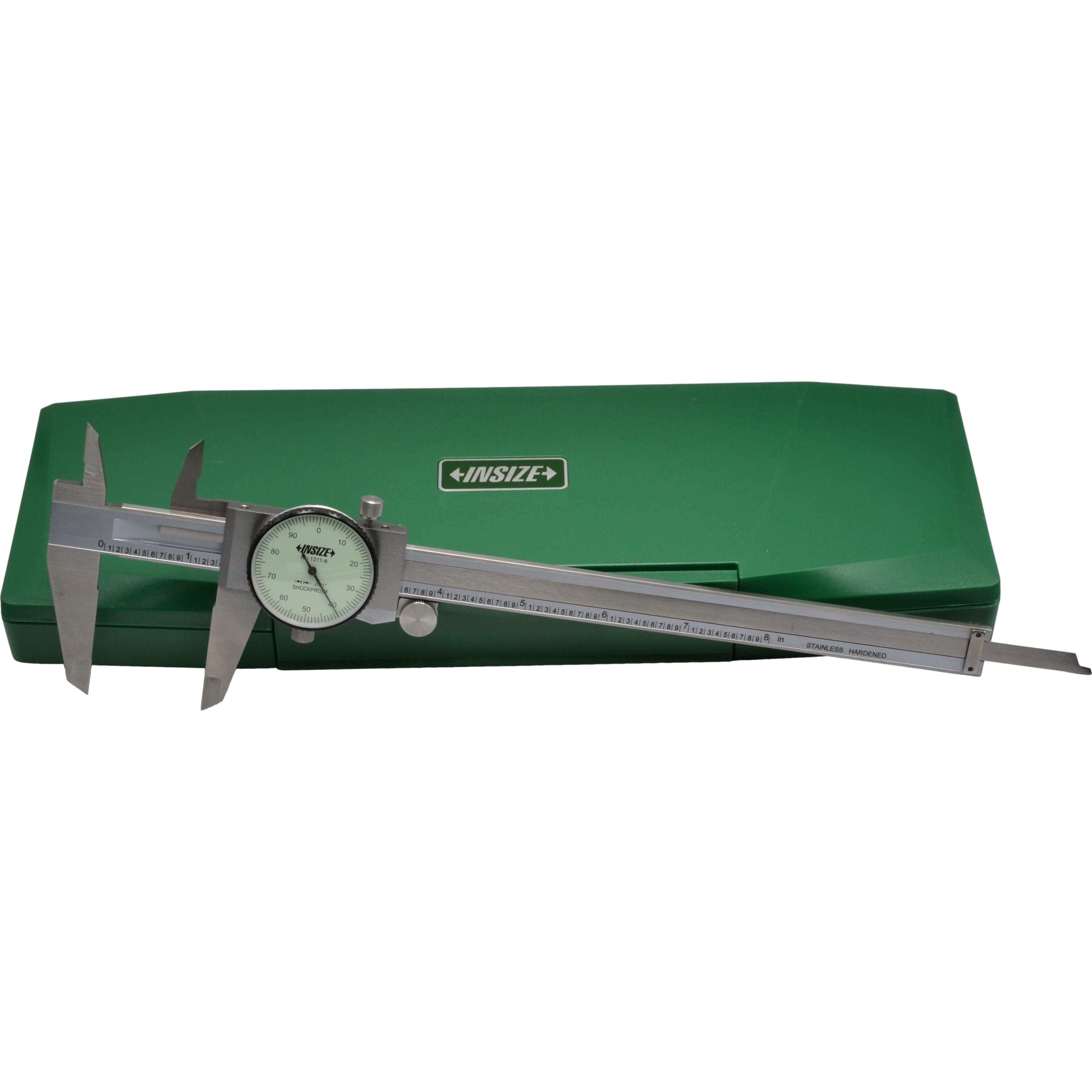 INSIZE Imperial Dial Caliper  0-8" Range Series 1311-8-1