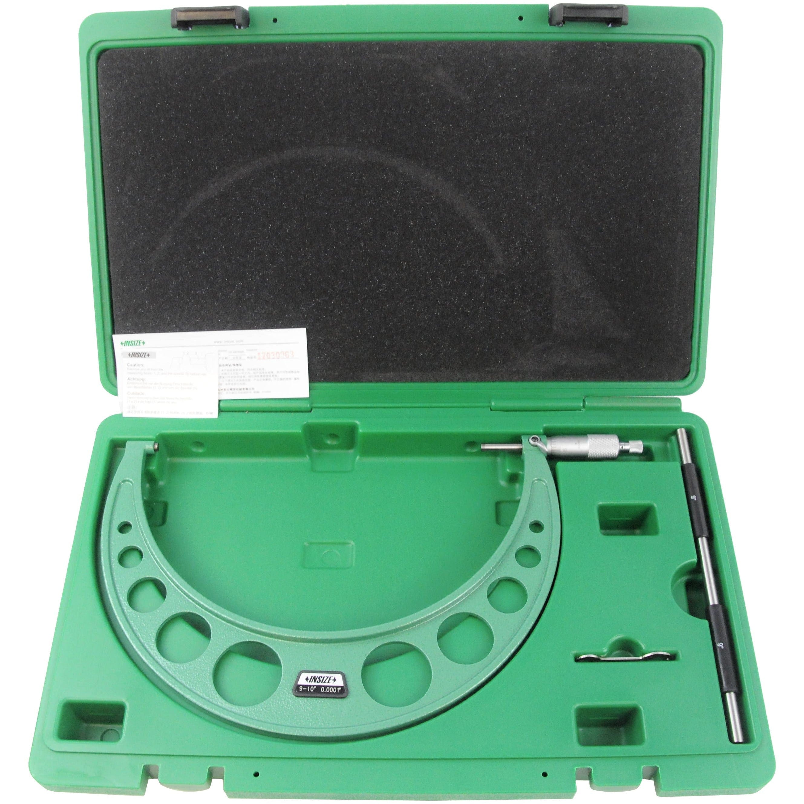 Insize Imperial Outside Micrometer 9-10" Range Series 3203-10A-0