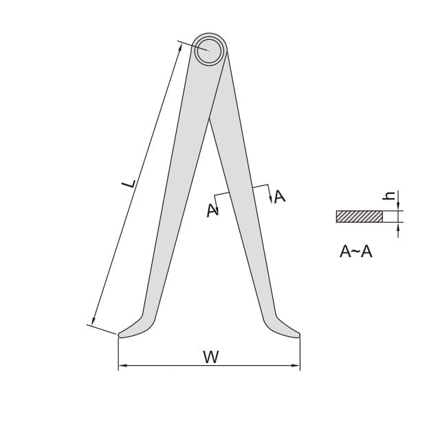 Insize Inside Caliper 0-300mm Range Series 7240-300-4