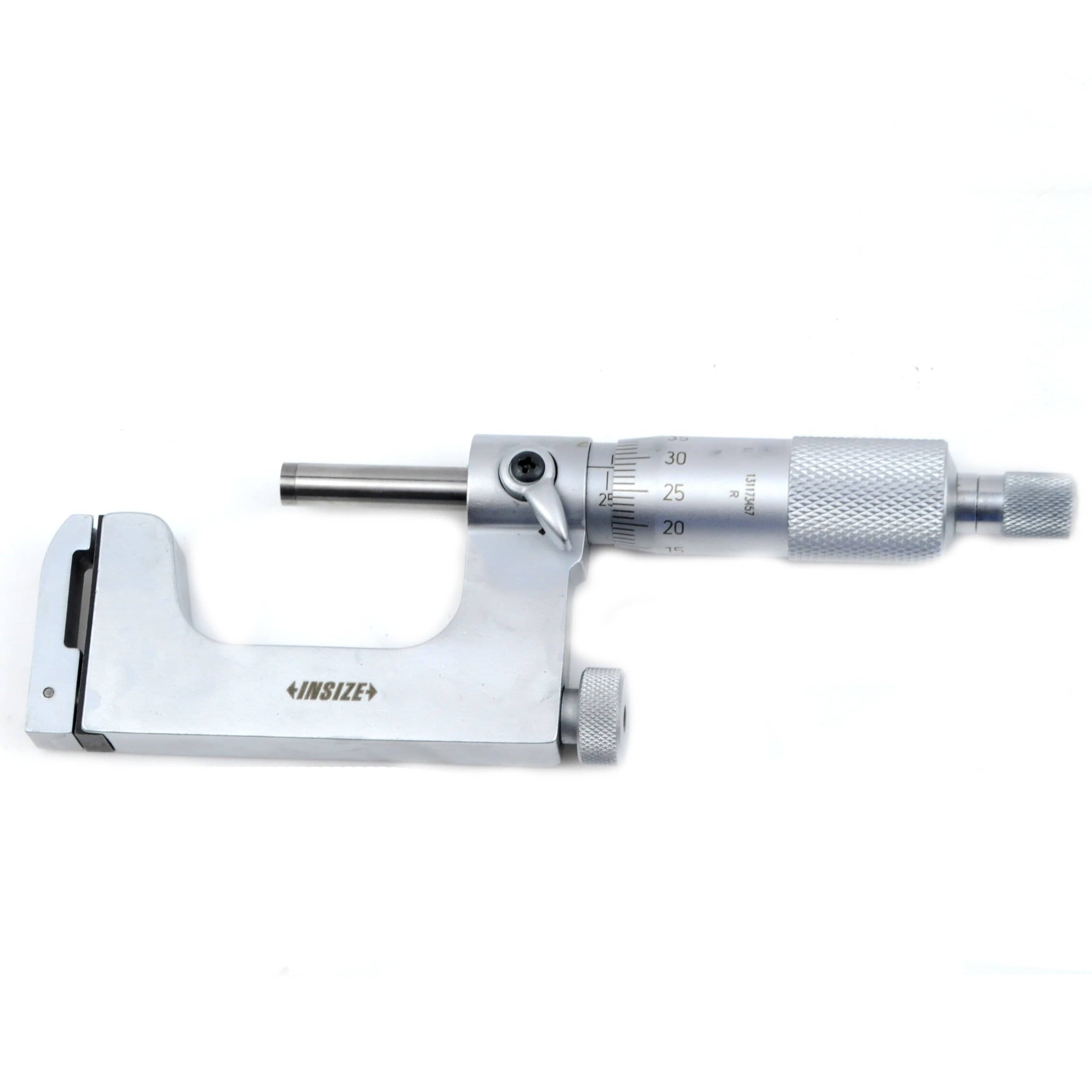 Insize Interchangeable Anvil Micrometer 25-50mm Range Series 3262-50A-1
