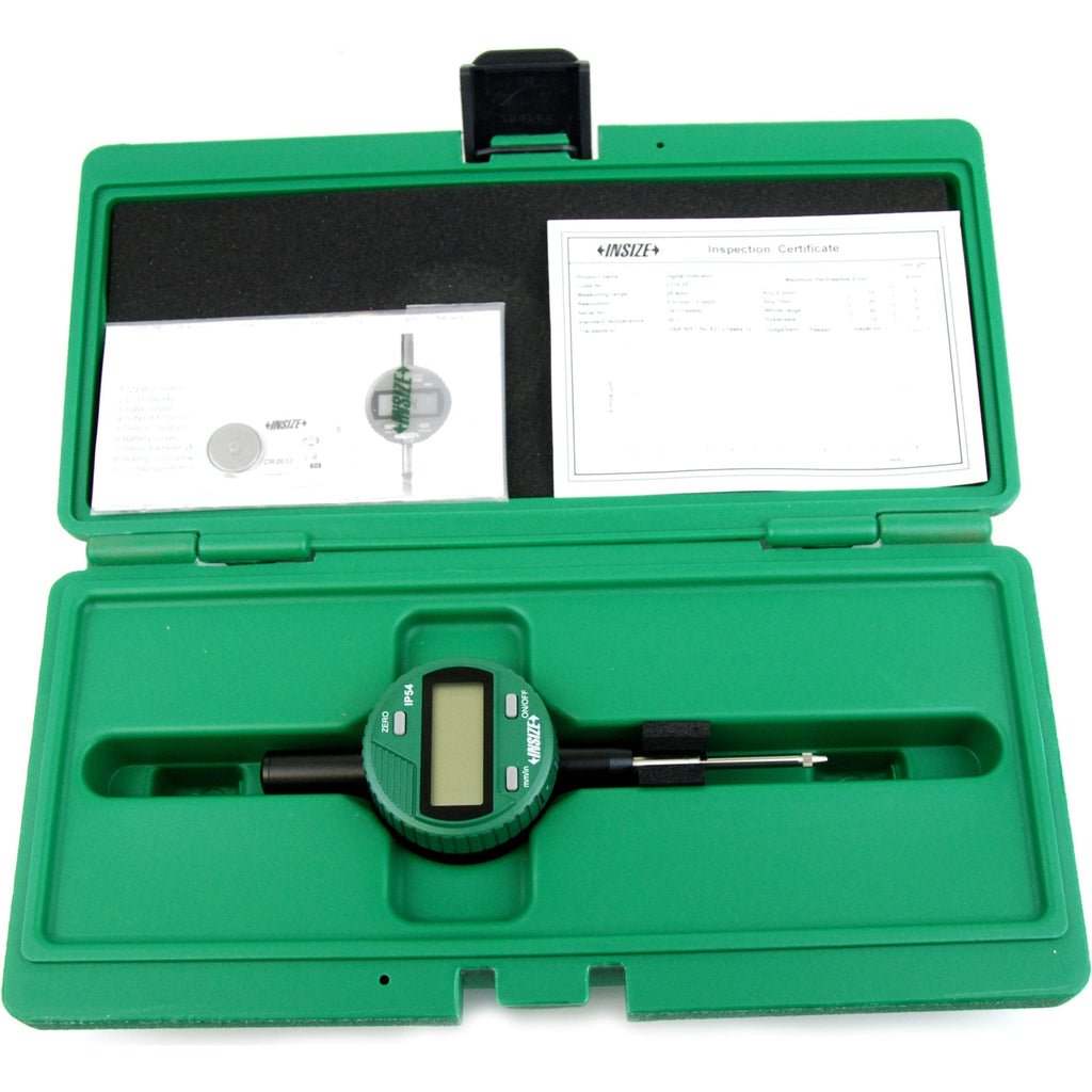 Insize IP54 Coolant Proof Digital Indicator 25.4mm / 1" Range Series 2115-25-0