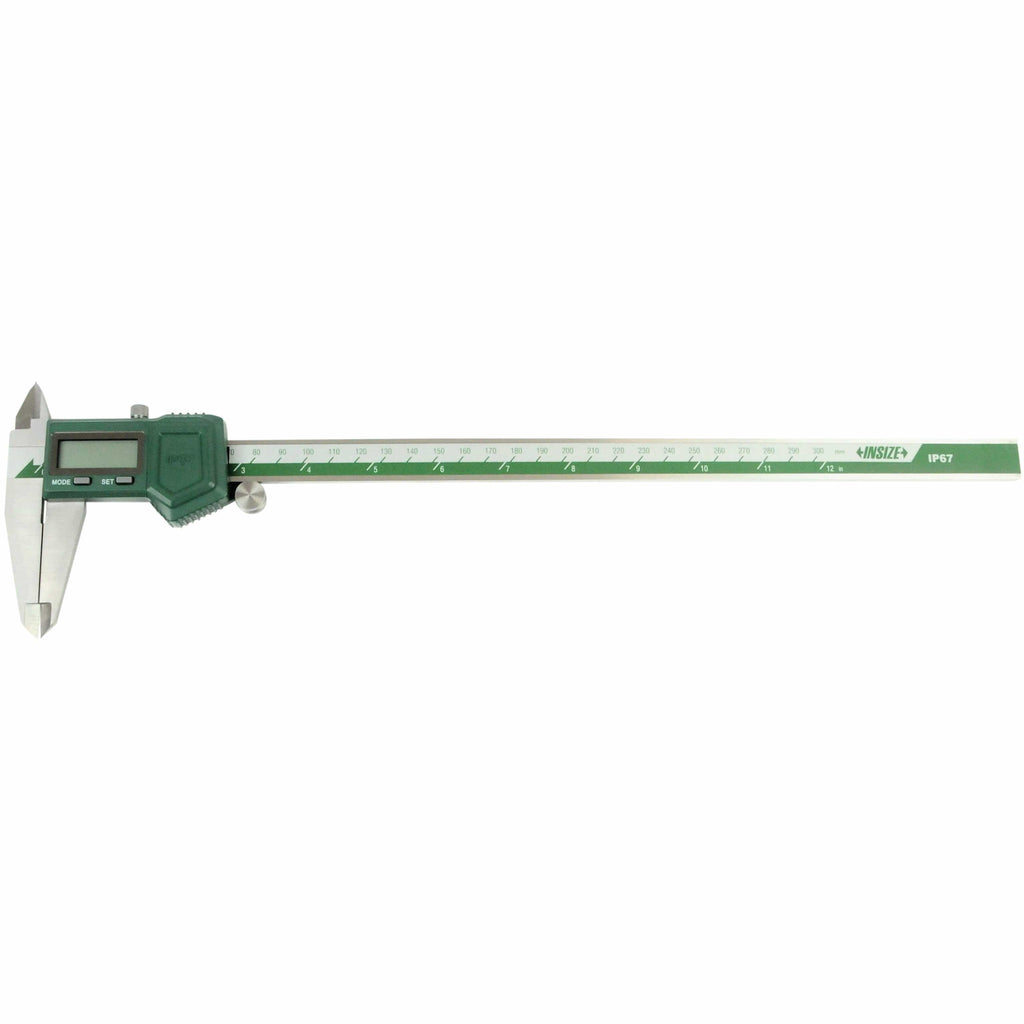 Insize IP57 Digital Caliper 0-300mm/0-12" Range Series 1118-300B-1