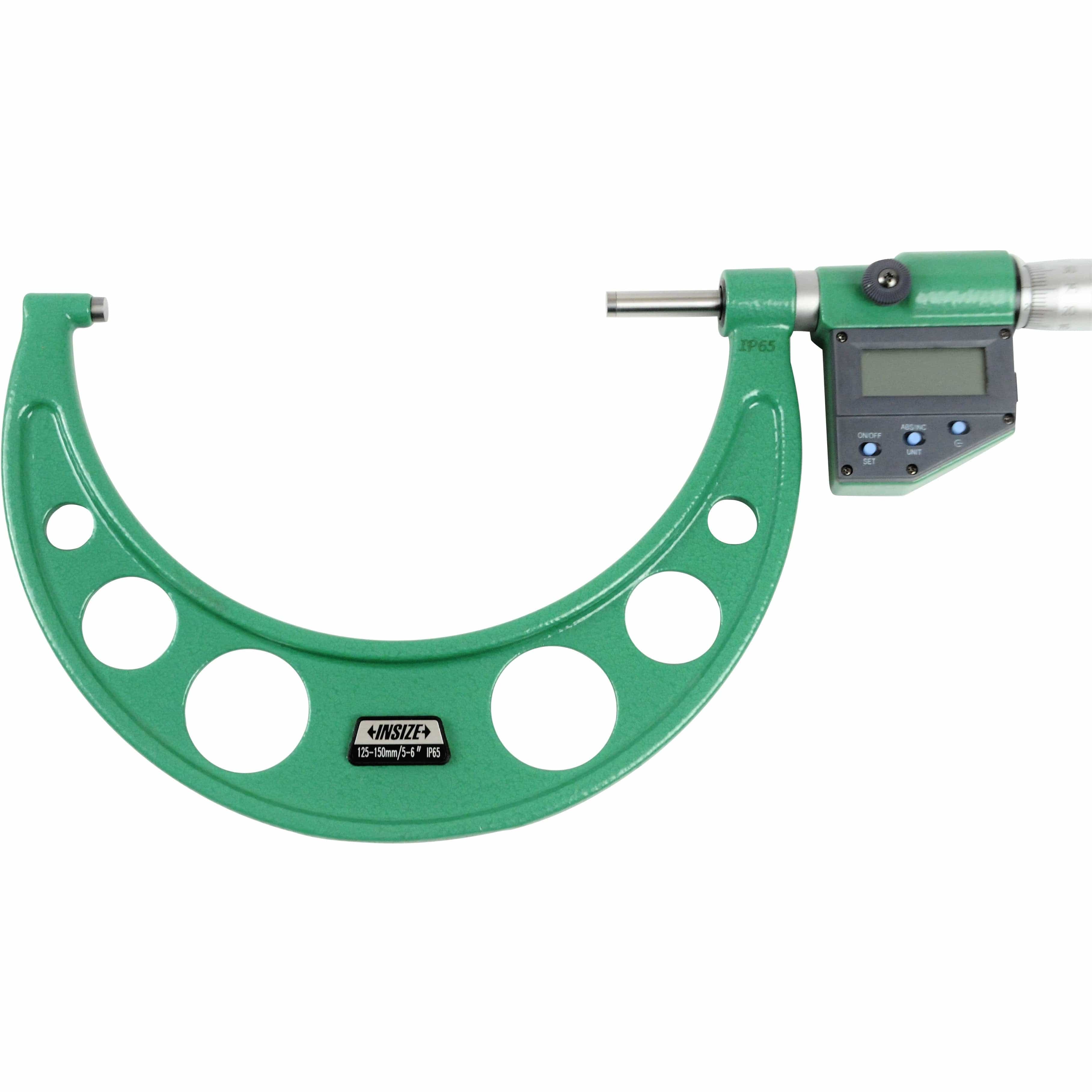 Insize IP65 Digital Outside Micrometer 125-150mm / 5-6" Range Series 3101-150A-3