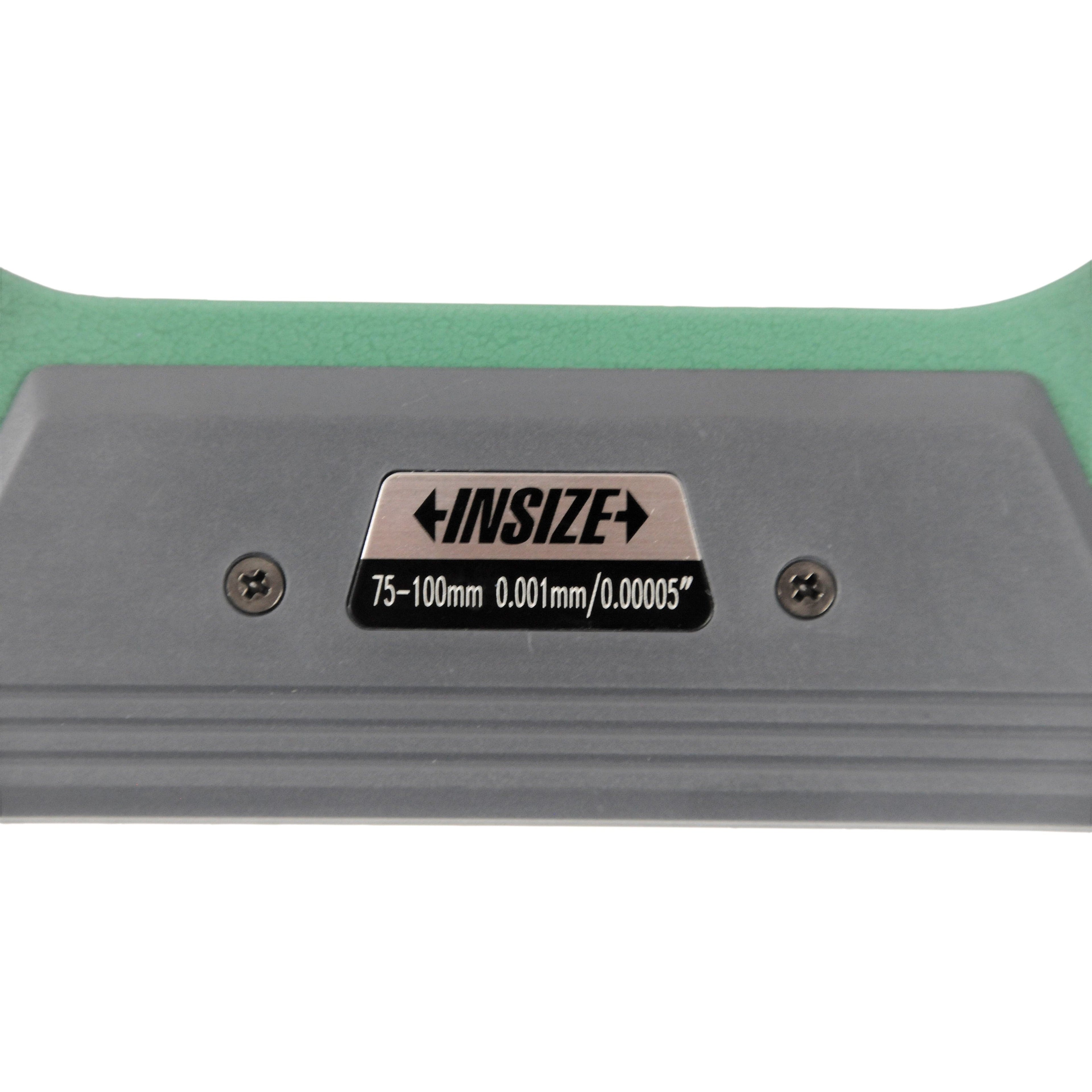 Insize IP65 Digital Outside Micrometer 75-100mm / 3"-4" Range Series 3108-100A-4