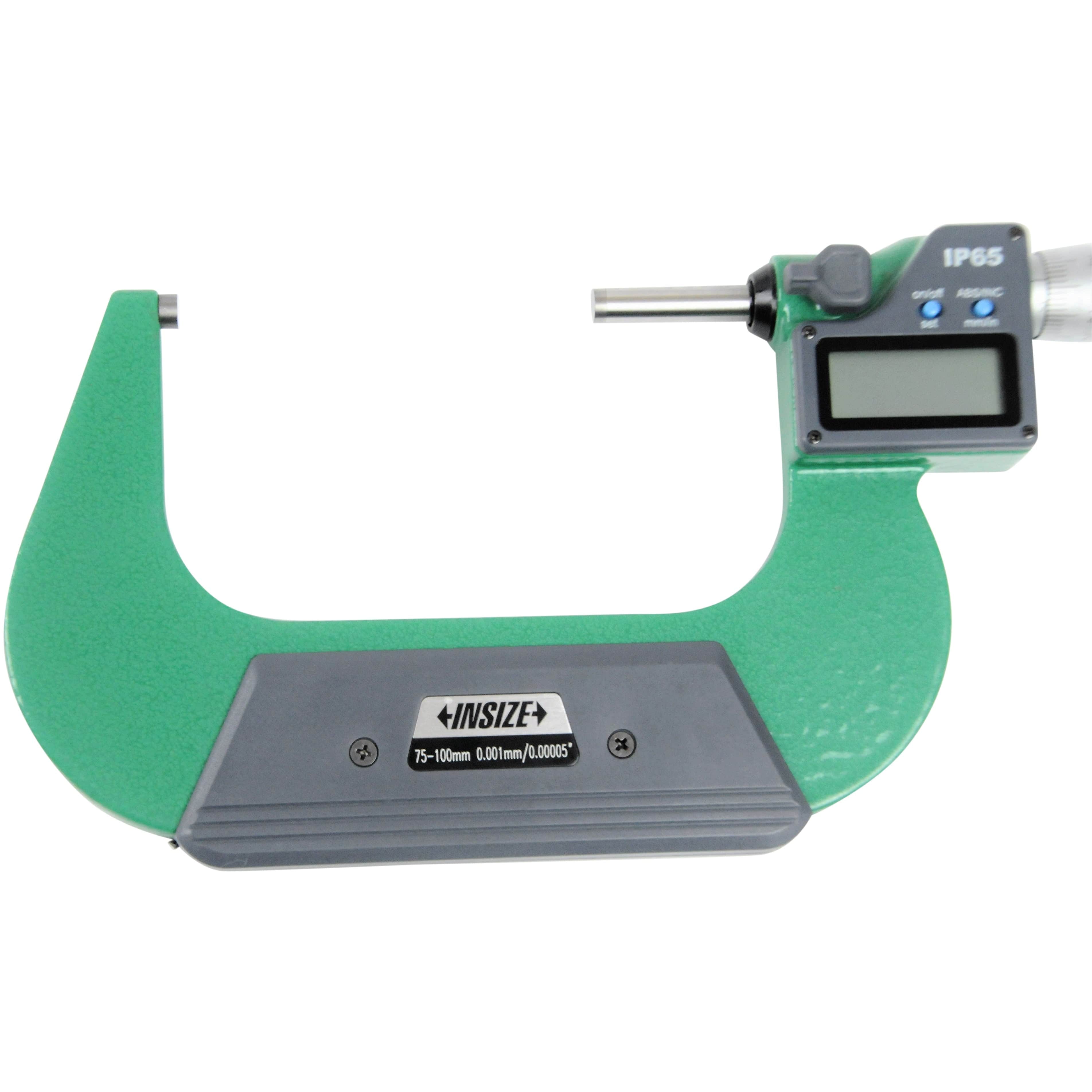 Insize IP65 Digital Outside Micrometer 75-100mm / 4-5"Range Series 3101-100A-3