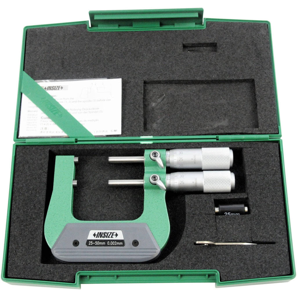 Insize Limit Micrometer 25-50mm Range Series 3235-50A-0