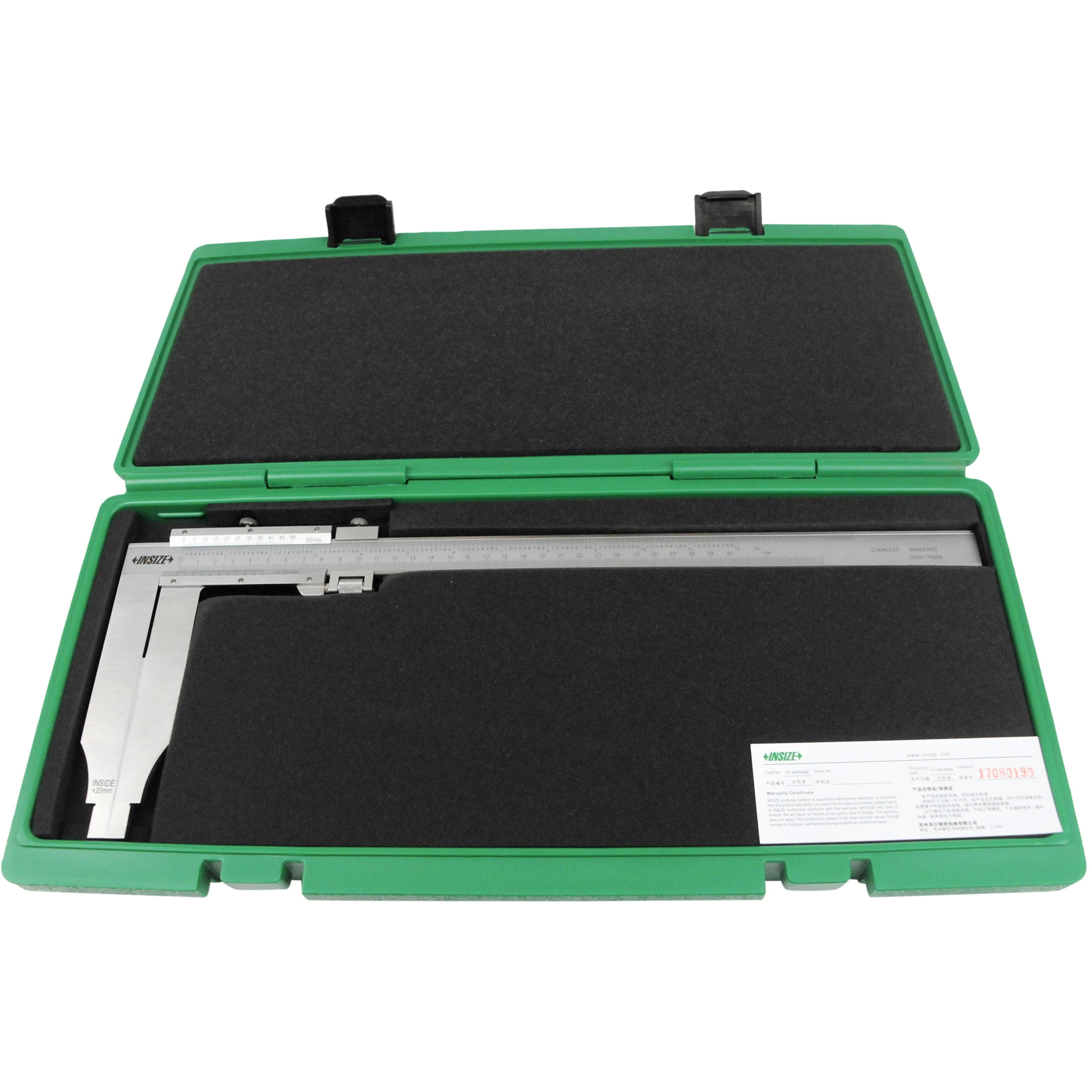 Insize Long Jaw Vernier Caliper 0-300mm/0-12" Range Series 1215-322-0