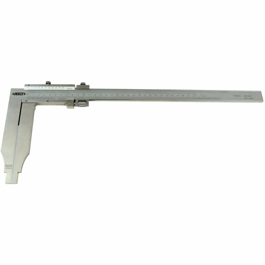 Insize Long Jaw Vernier Caliper 0-300mm/0-12" Range Series 1215-322-1