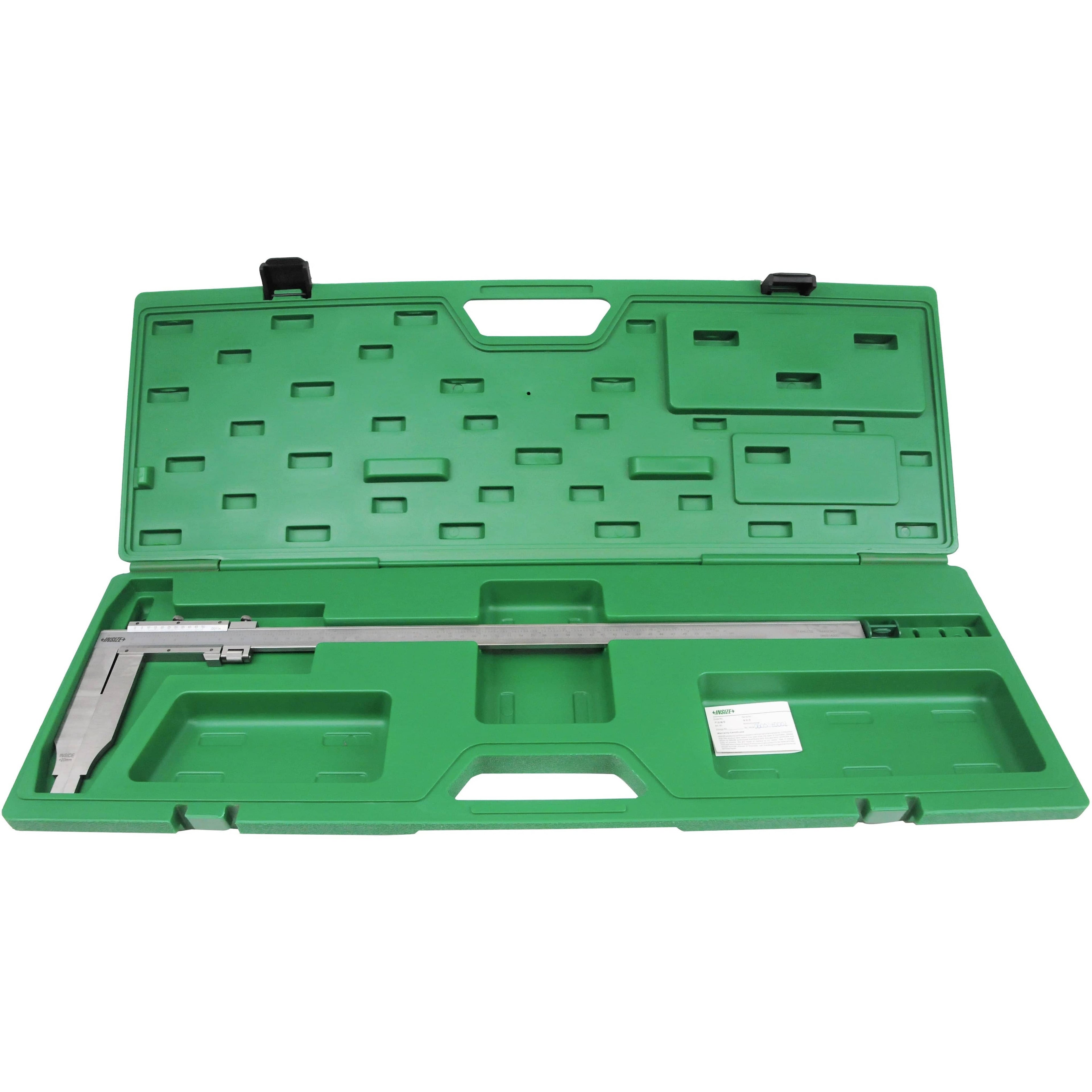 Insize Long Jaw Vernier Caliper 0-500mm/0-20" Range Series 1215-522-0
