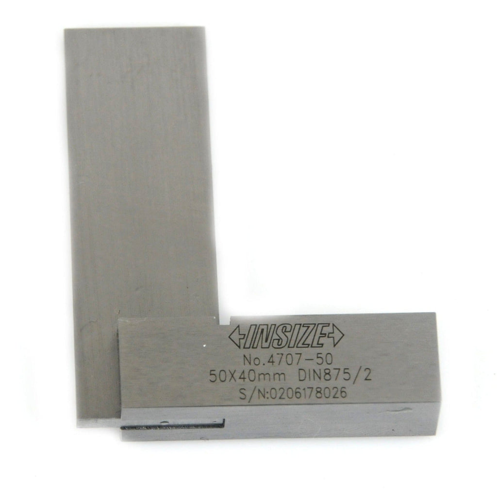 Insize Machinist 90° Square Range 50x40mm Series 4707-50-0