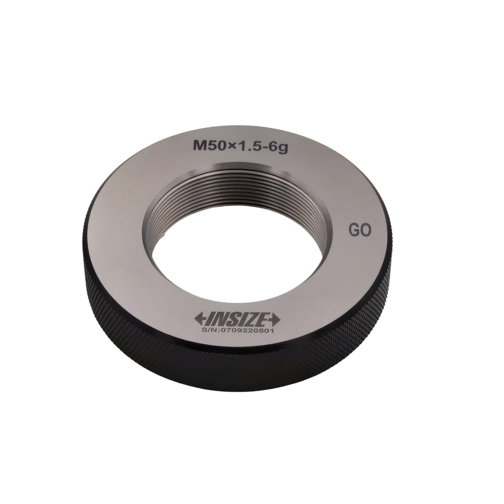 Insize Metric Fine Thread Ring Gauge GO M50 x 1.5 Class 6g Series 4129-50R-0