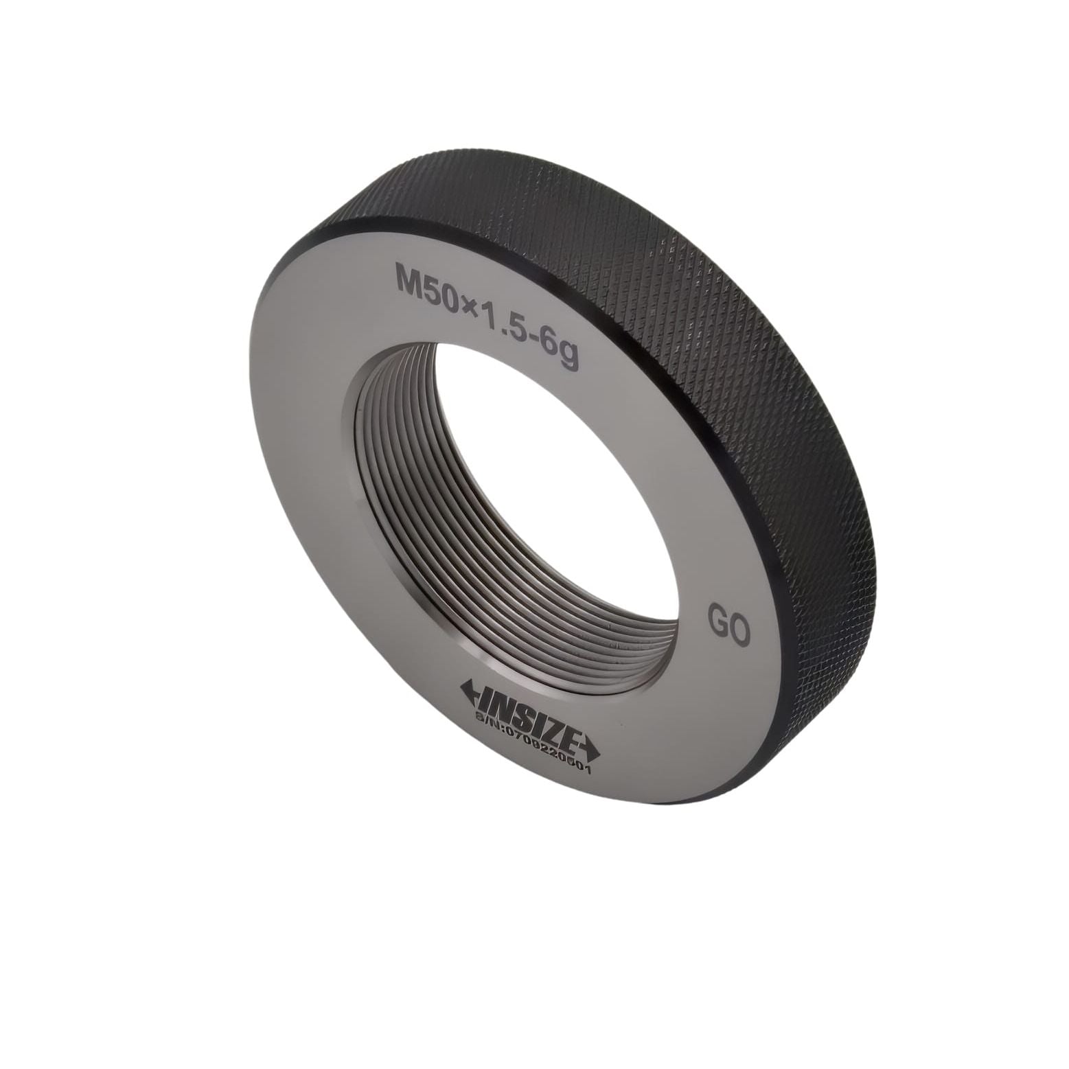 Insize Metric Fine Thread Ring Gauge GO M50 x 1.5 Class 6g Series 4129-50R-3