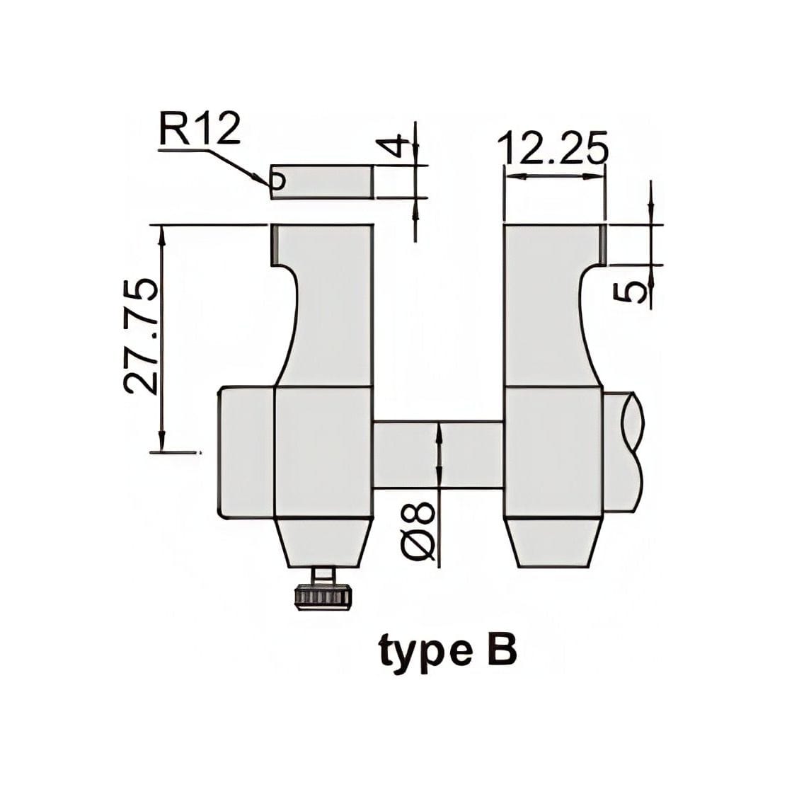 Insize Metric Inside Micrometer 50-75mm Range Series 3220-75-3