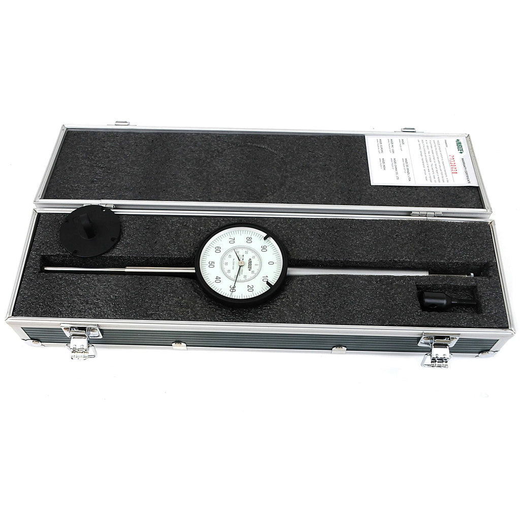 Insize Metric Long Stroke Dial Indicator 100mm Range Series 2309-100D-0