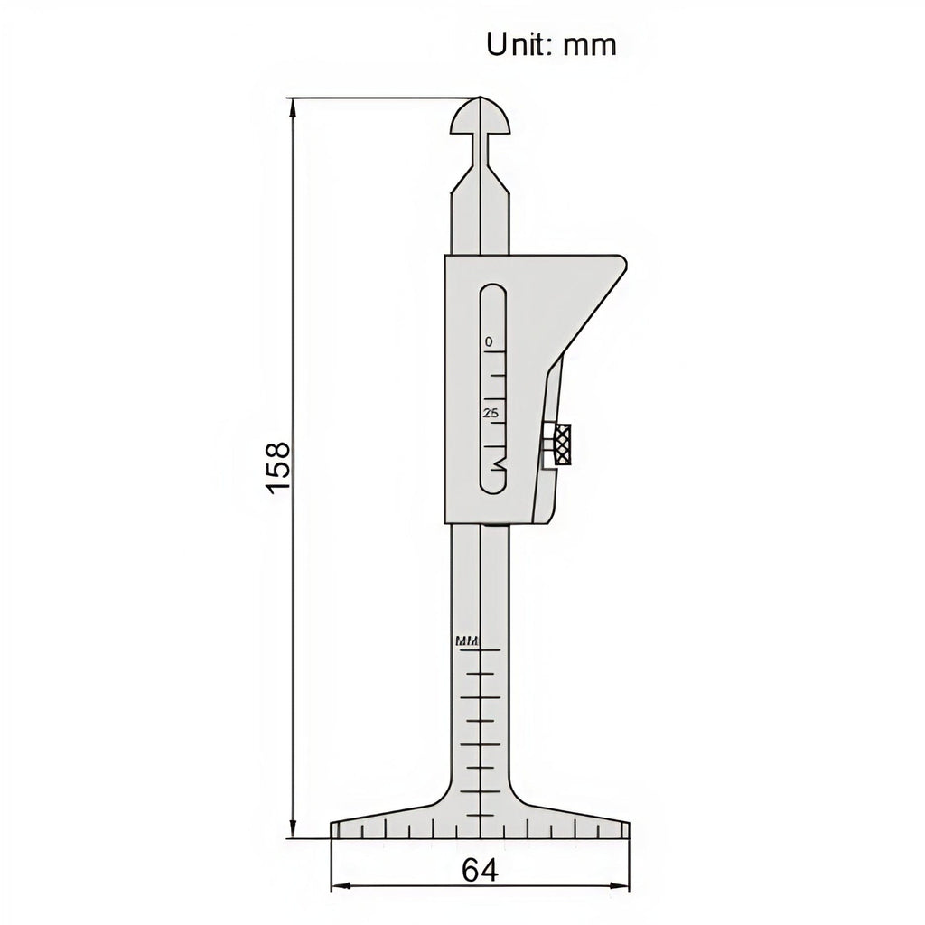 Insize Metric Pipe Welding Gauge Series 4839-1-1