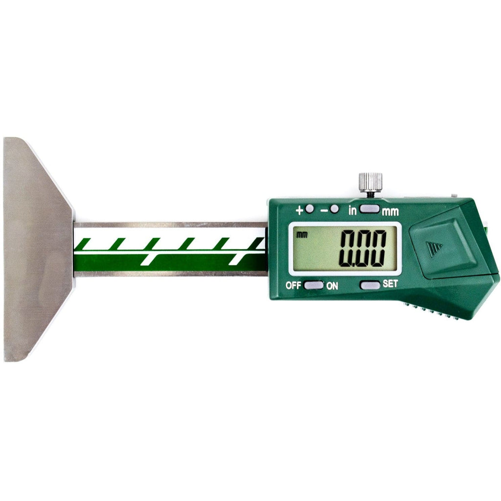 Insize Mini Digital Depth Gauge W/ Round Bar 140mm Range Series 1140-50-1