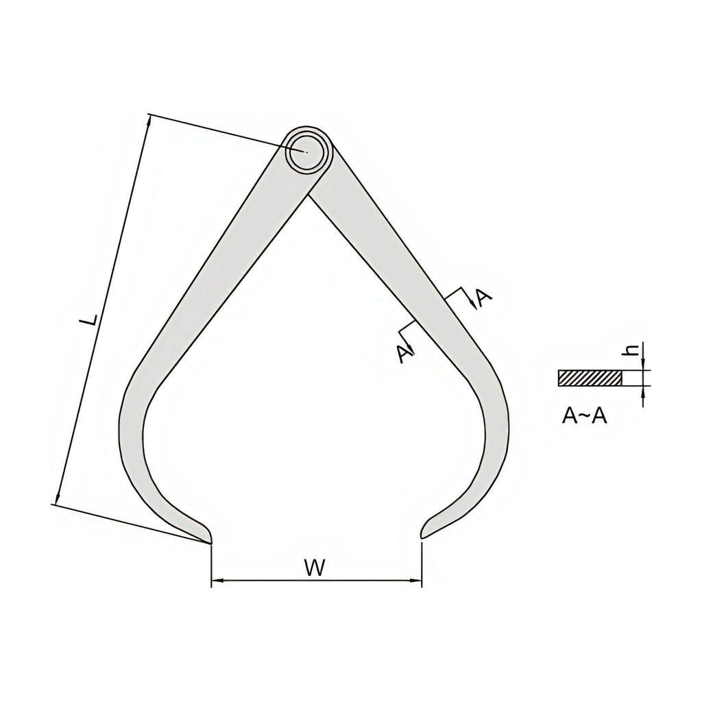 Insize Outside Caliper 0-150mm Range Series 7241-150-3