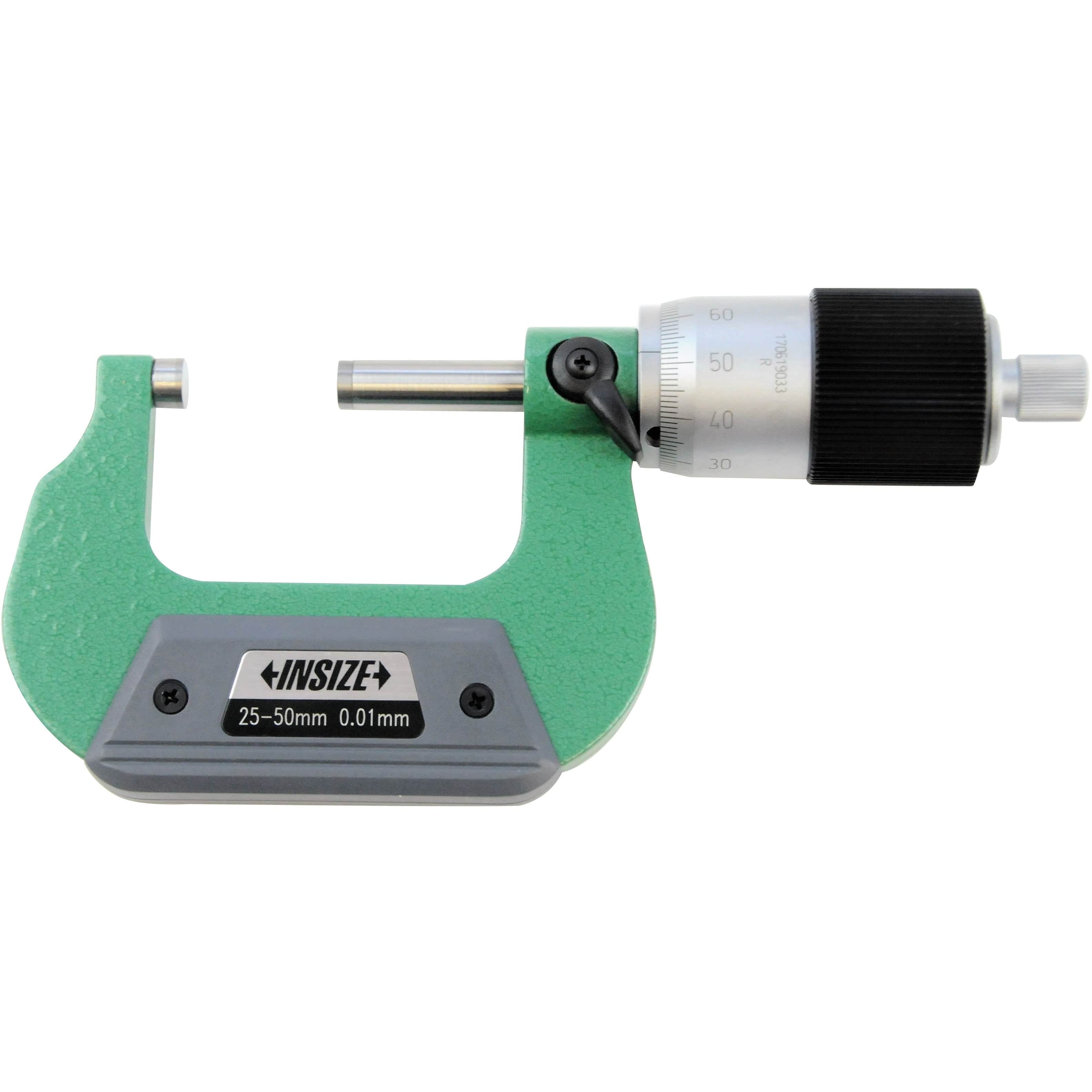Insize Outside Micrometer Quick Feeding  25-50mm Range Series 3208-50B-1