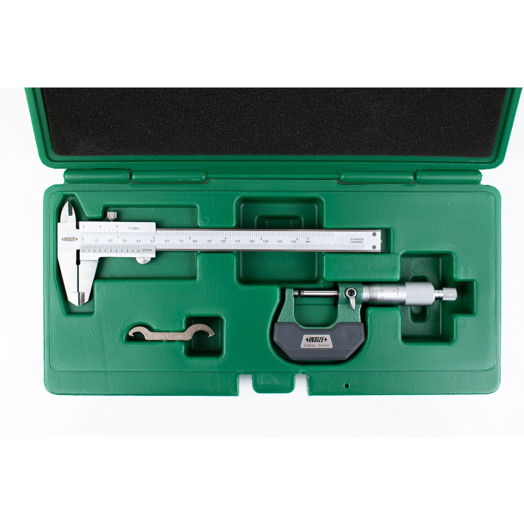 Insize Outside Micrometer & Vernier Measuring Tool Set Series 5021-0