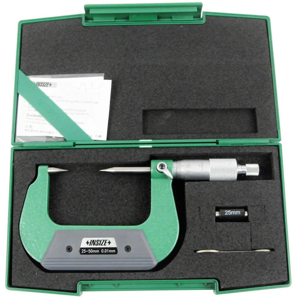 Insize Point Micrometer 25-50mm Range Series 3230-50A-0