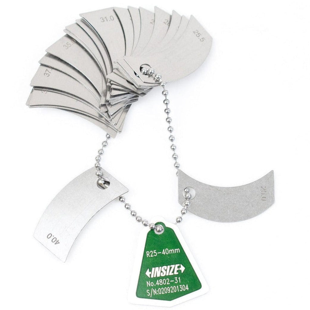 Insize Radius Gauge 25-40mm Range Series 4802-31-0