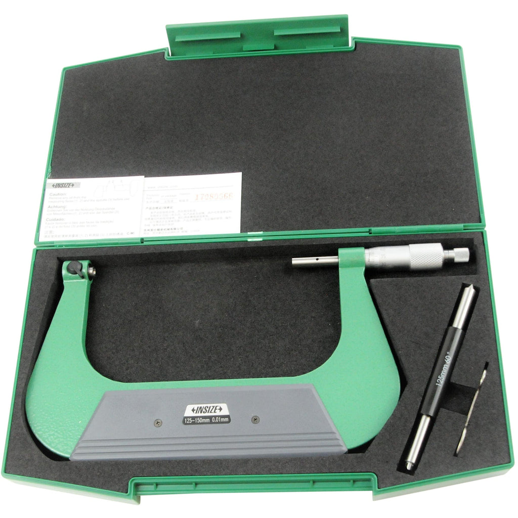 Insize Screw Thread Micrometer 125-150mm Range Series 3281-150A-0