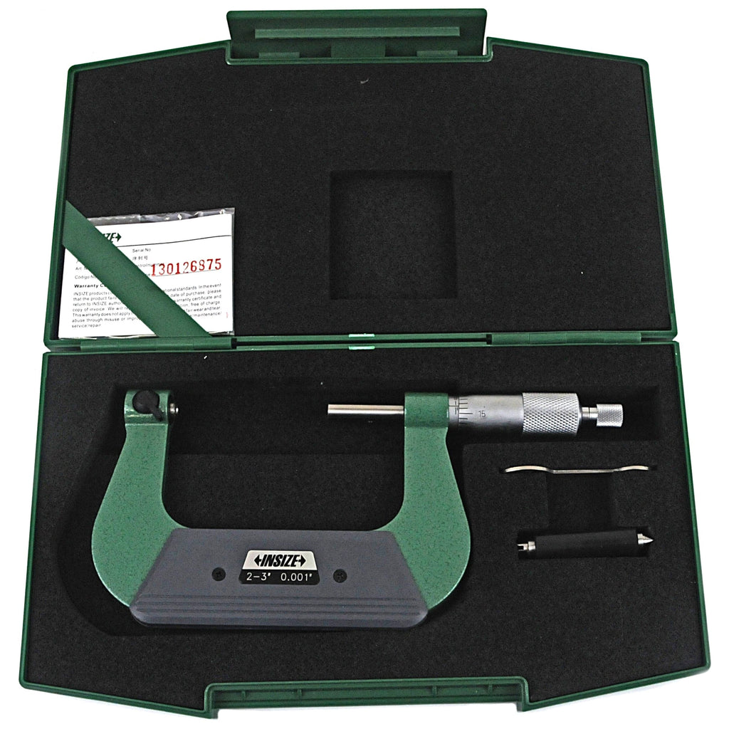 Insize Screw Thread Micrometer 2-3" Range Series 3281-3-0