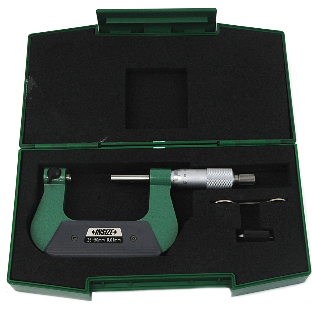 Insize Screw Thread Micrometer 25-50mm Range Series 3281-50A-0