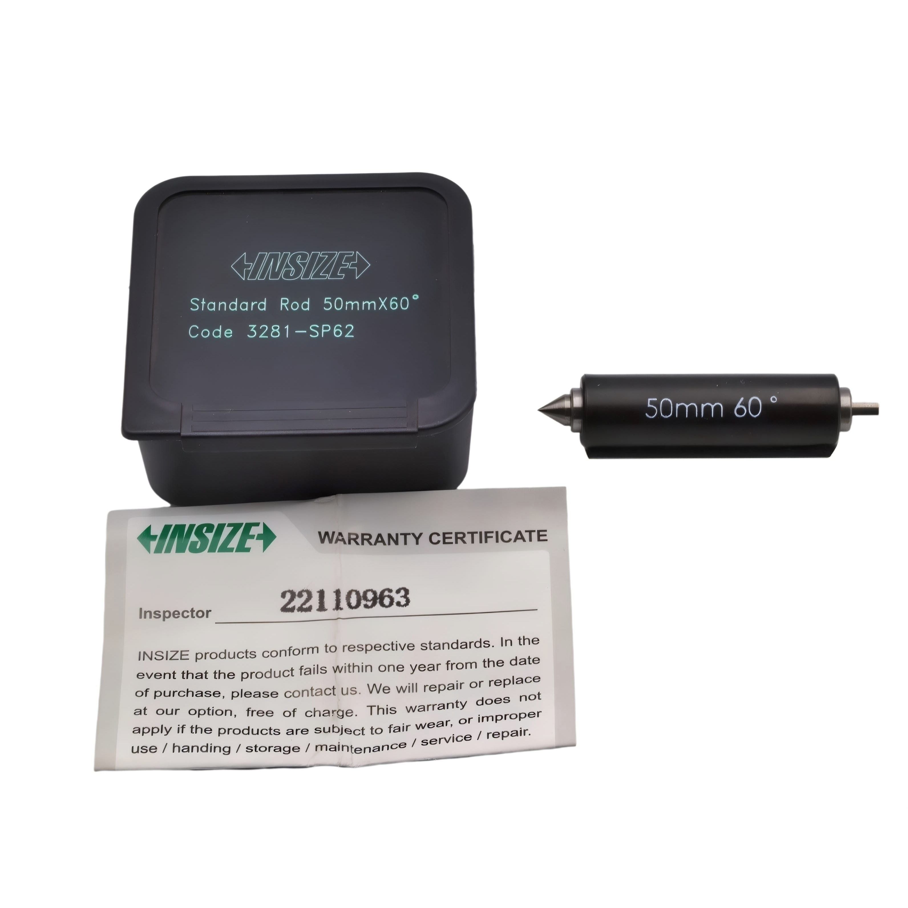INSIZE SETTING STANDARD FOR SCREW THREAD MIC 60° Series 3281-2