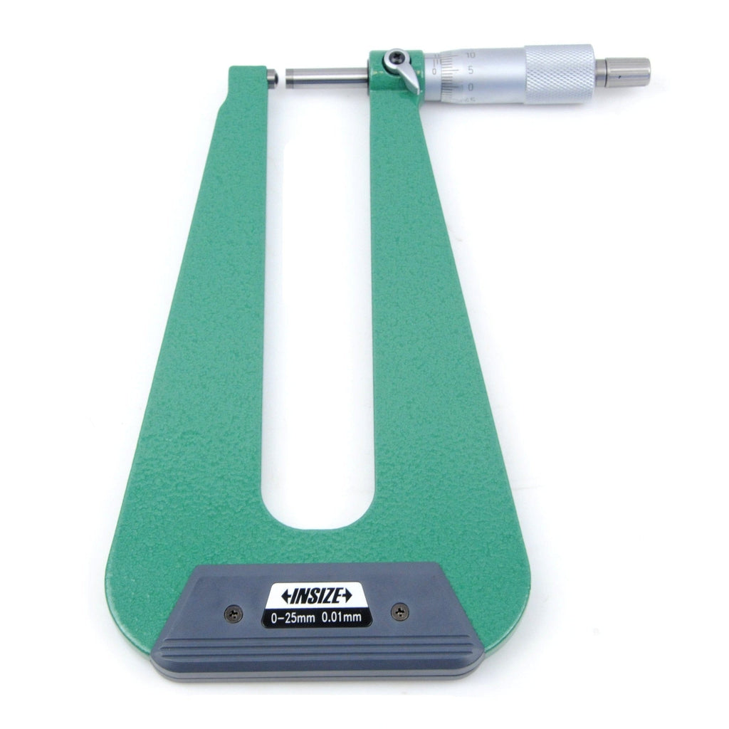 Insize Sheet Metal Micrometer 0-25mm Range Series 3239-253F-1