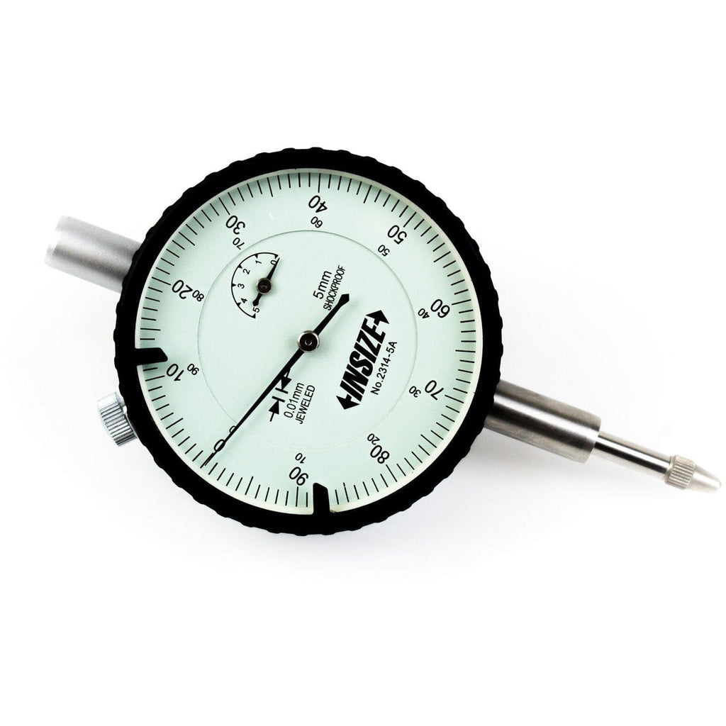 Insize Shockproof Dial Indicator 5mm Range Series 2314-5A-1