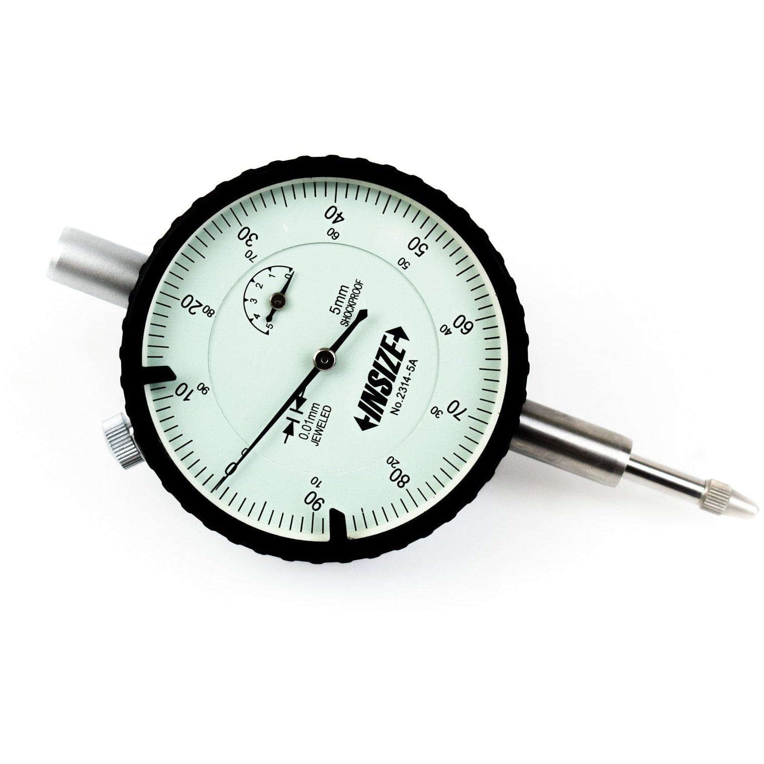 Insize Shockproof Dial Indicator 5mm Range Series 2314-5A-1