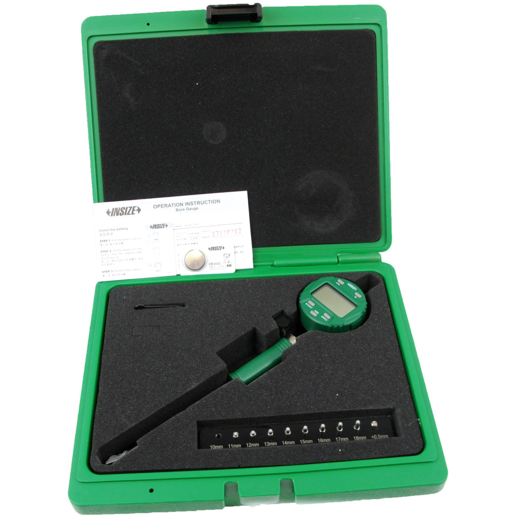 Insize Small Hole Digital Bore Gauge 10-18.5mm Range Series 2152-18-0