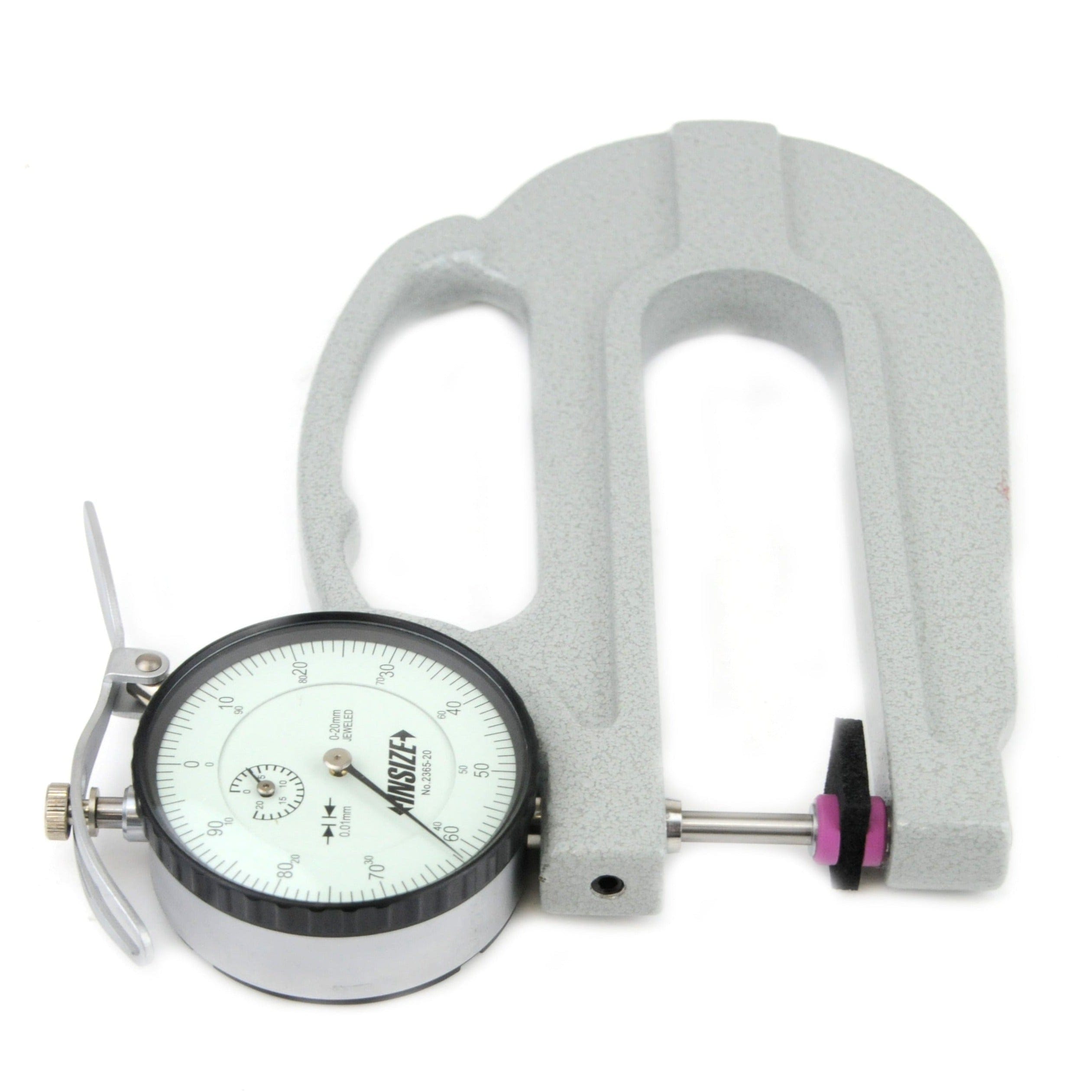 Insize Thickness Gauge 0-20mm x 0.01mm Range Series 2365-20-3