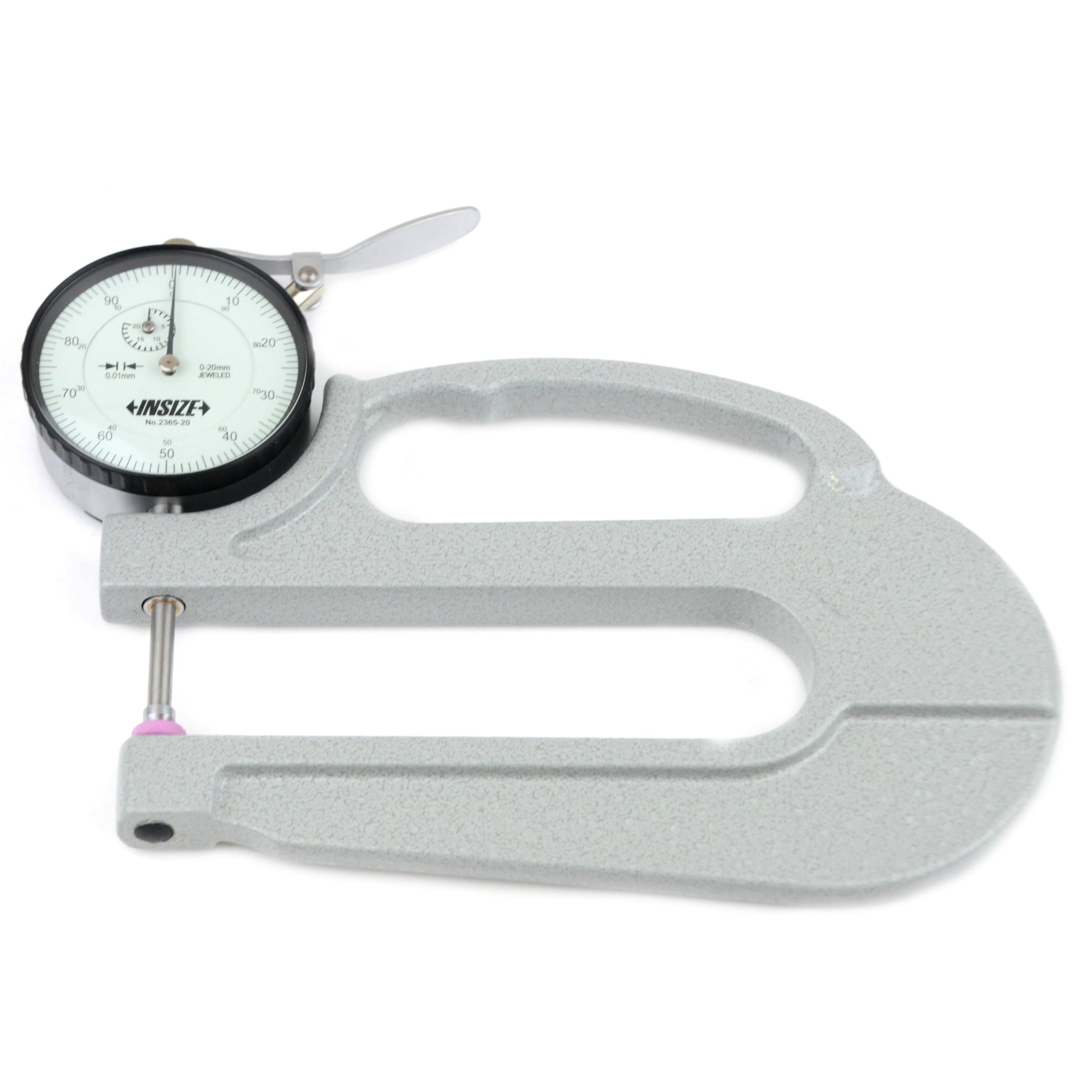 Insize Thickness Gauge 0-20mm x 0.01mm Range Series 2365-20B-1